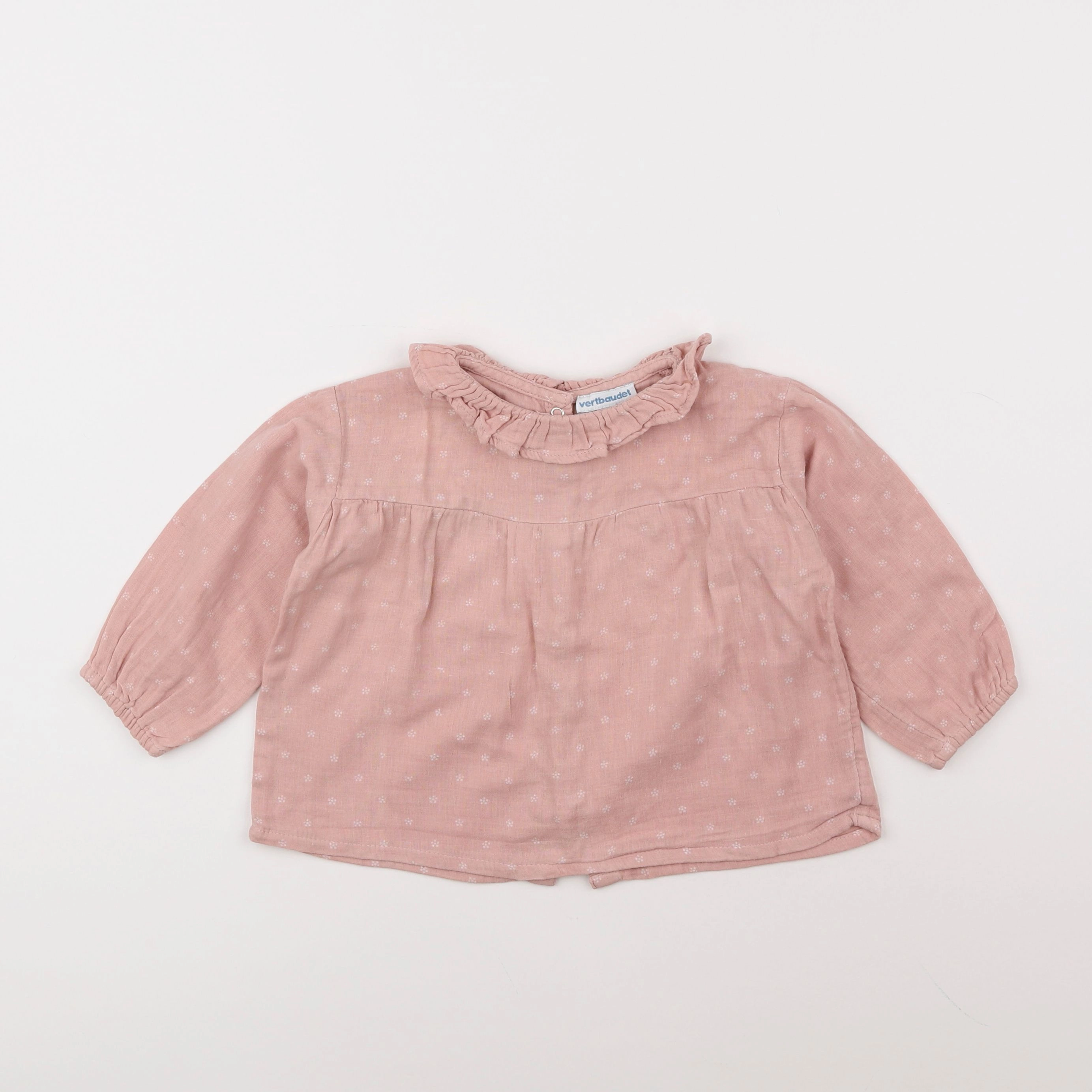 Vertbaudet - blouse rose - 18 mois