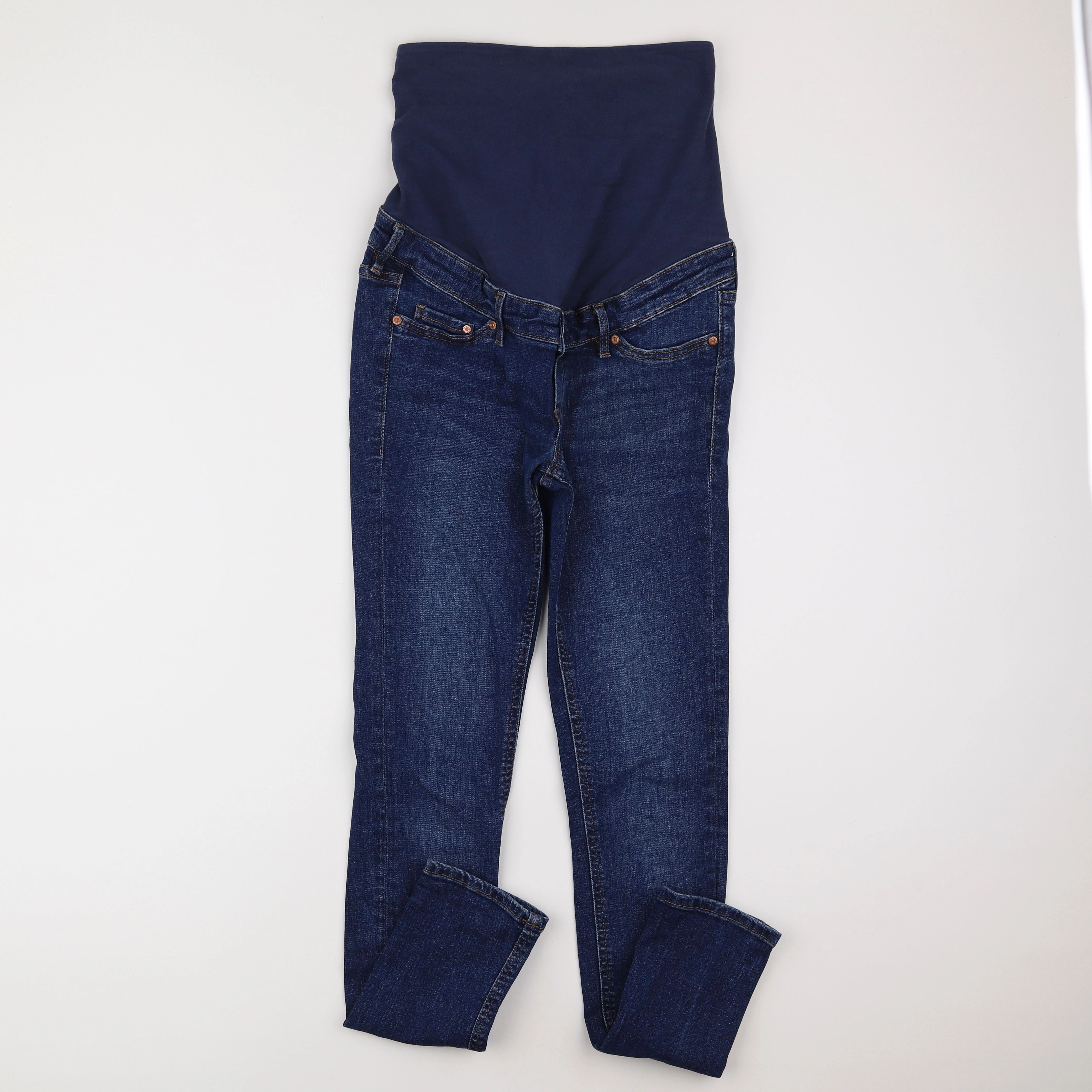 H&M - jean grossesse bleu - 38