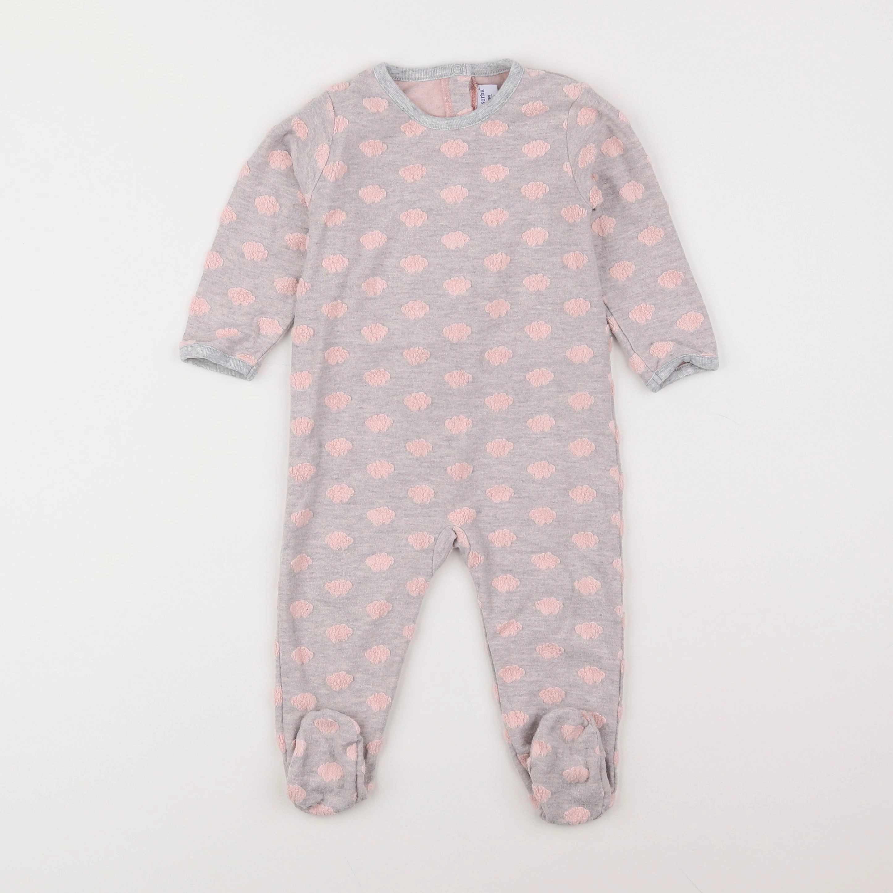 Absorba - pyjama coton gris - 18 mois