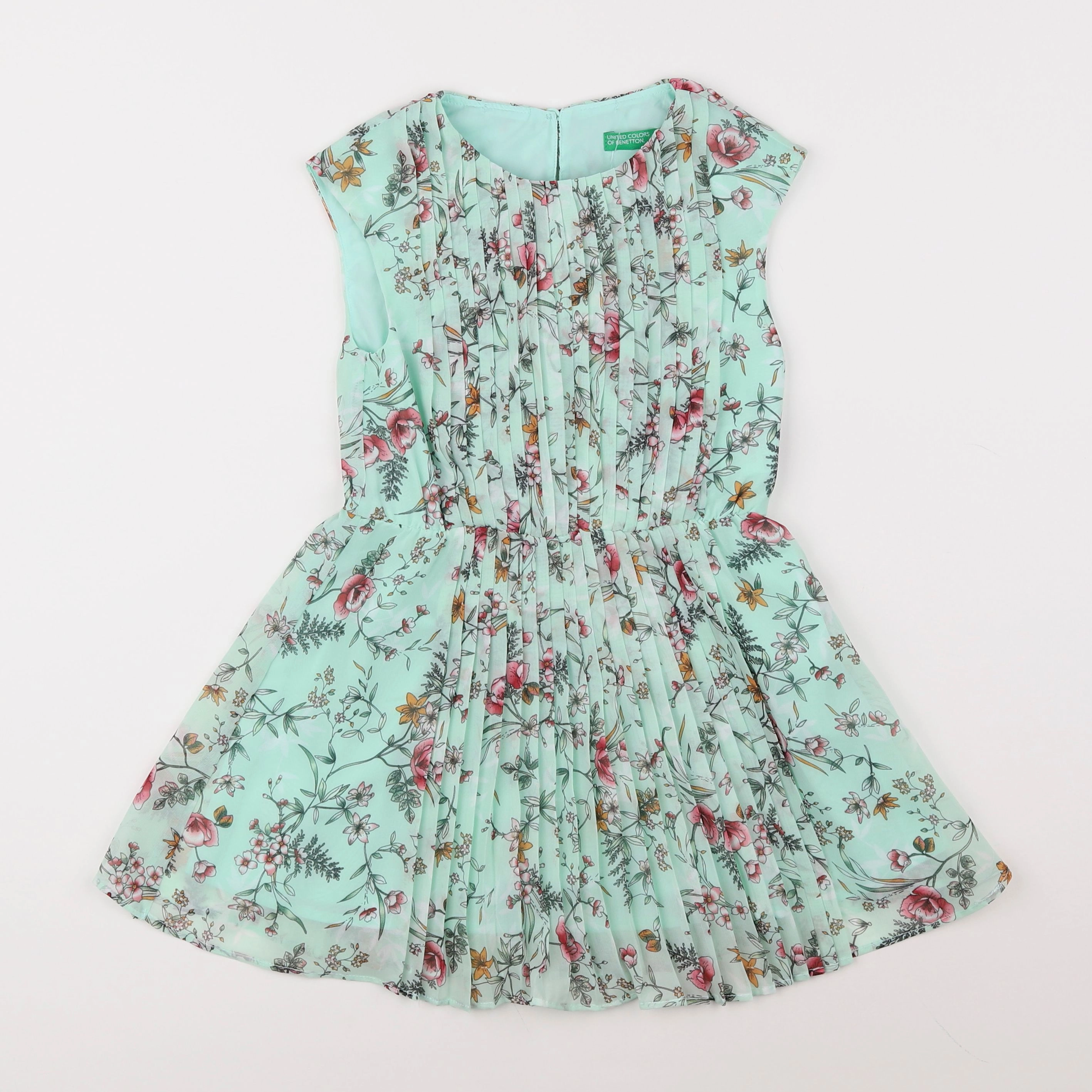 Benetton - robe multicolore - 4/5 ans