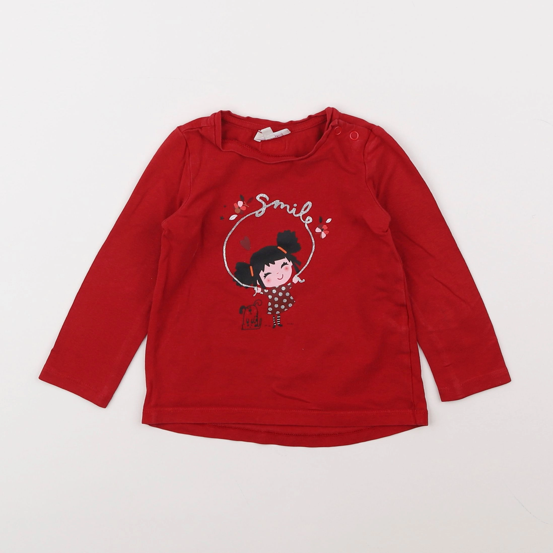Catimini - tee-shirt rouge - 18 mois