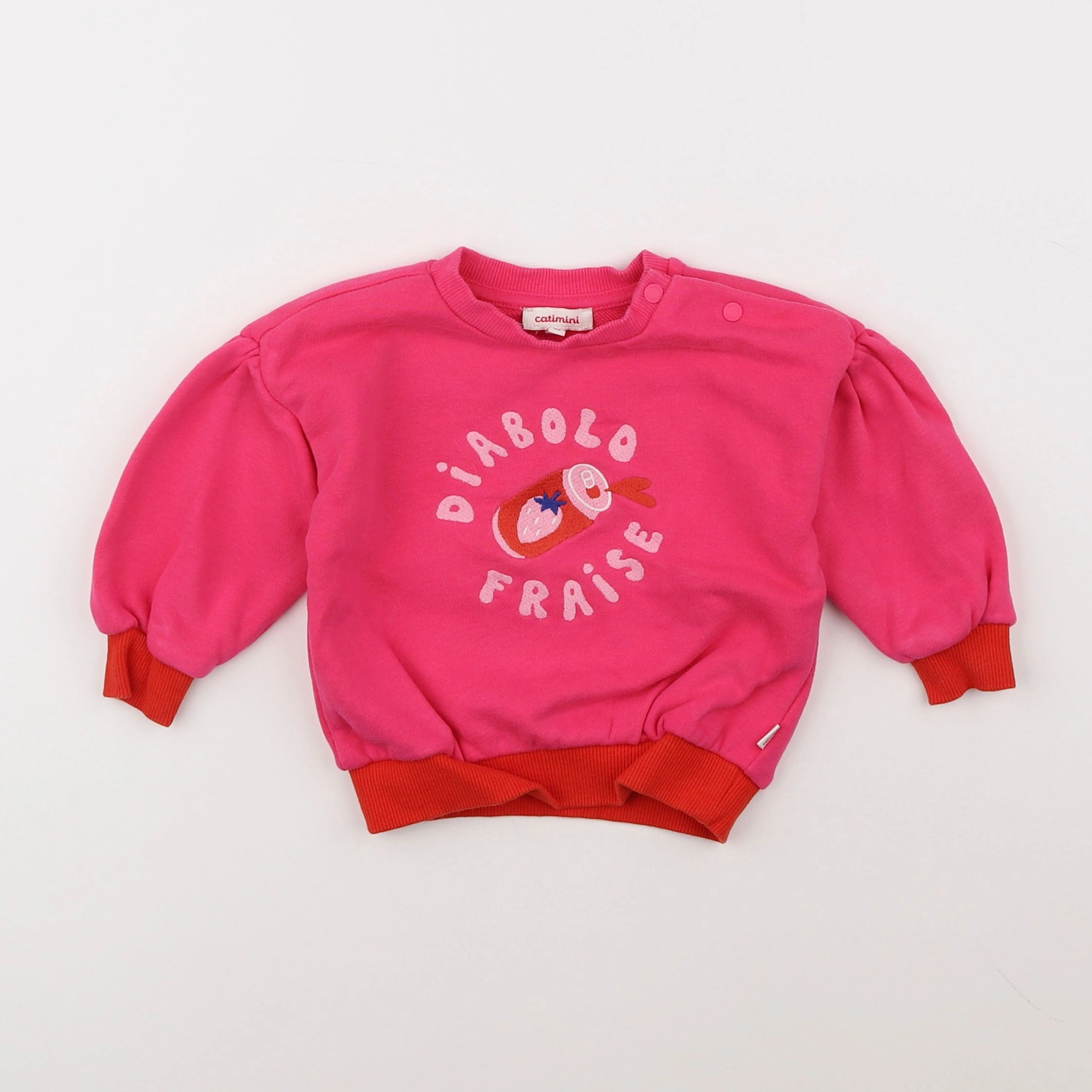 Catimini - sweat rose - 6 mois