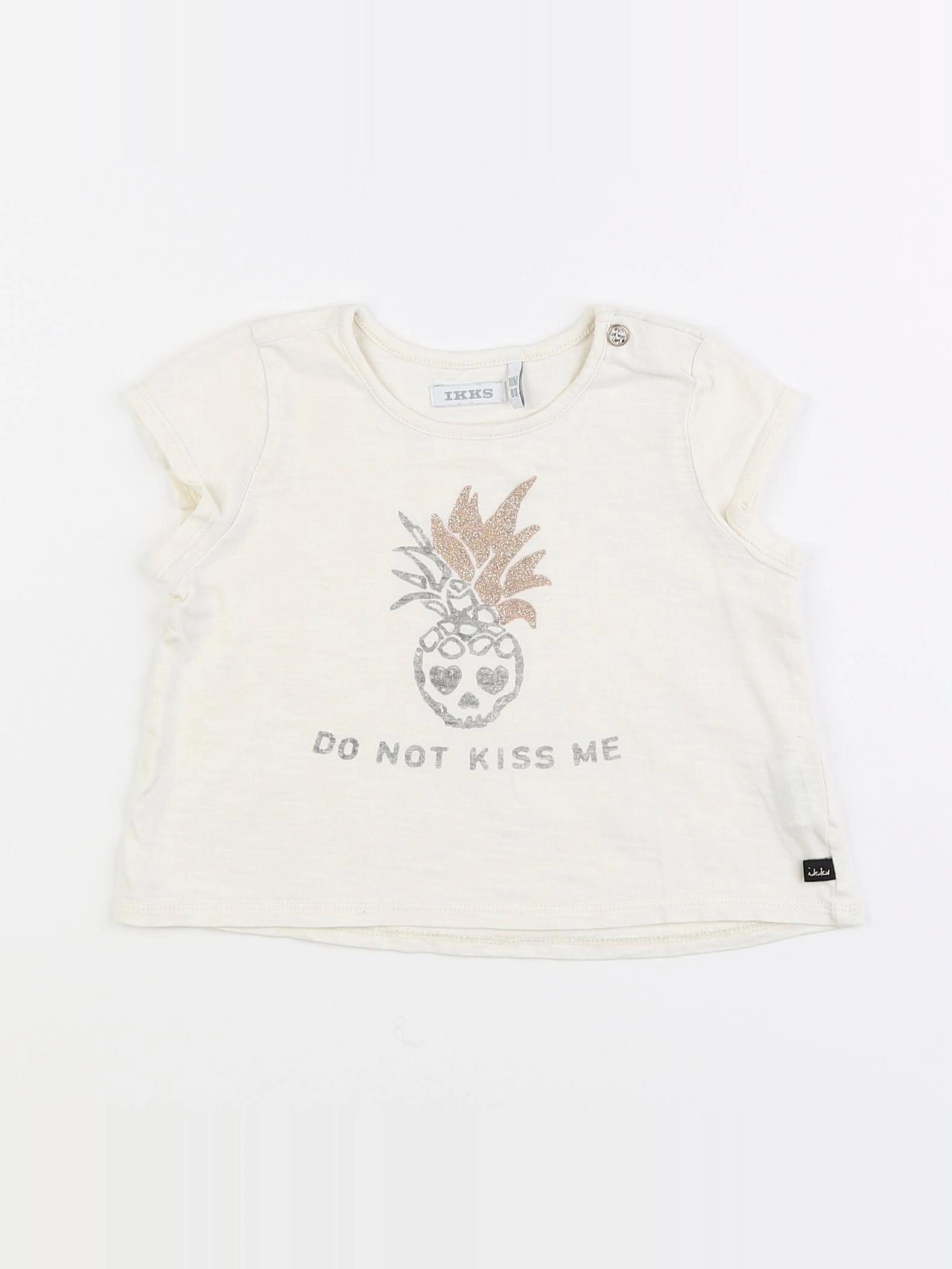 IKKS - tee-shirt blanc - 18 mois