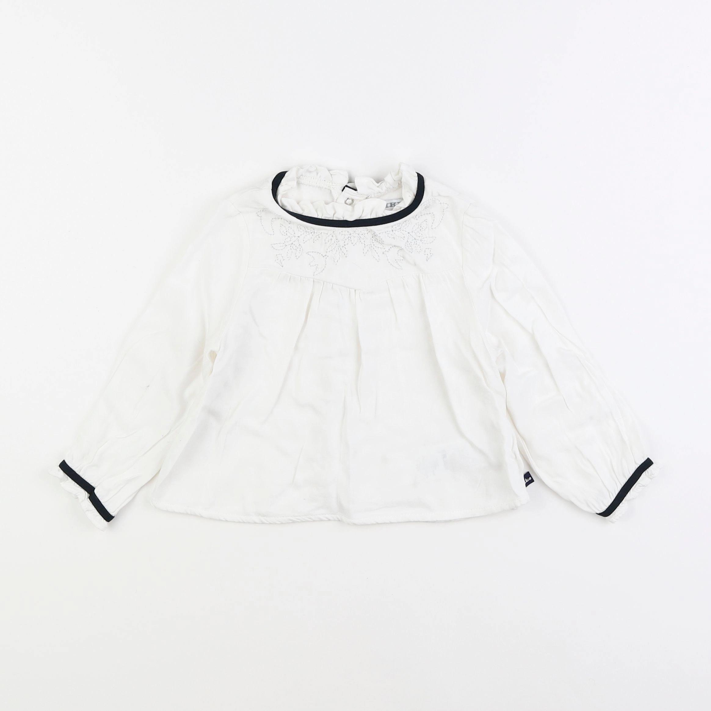 IKKS - blouse blanc - 2 ans