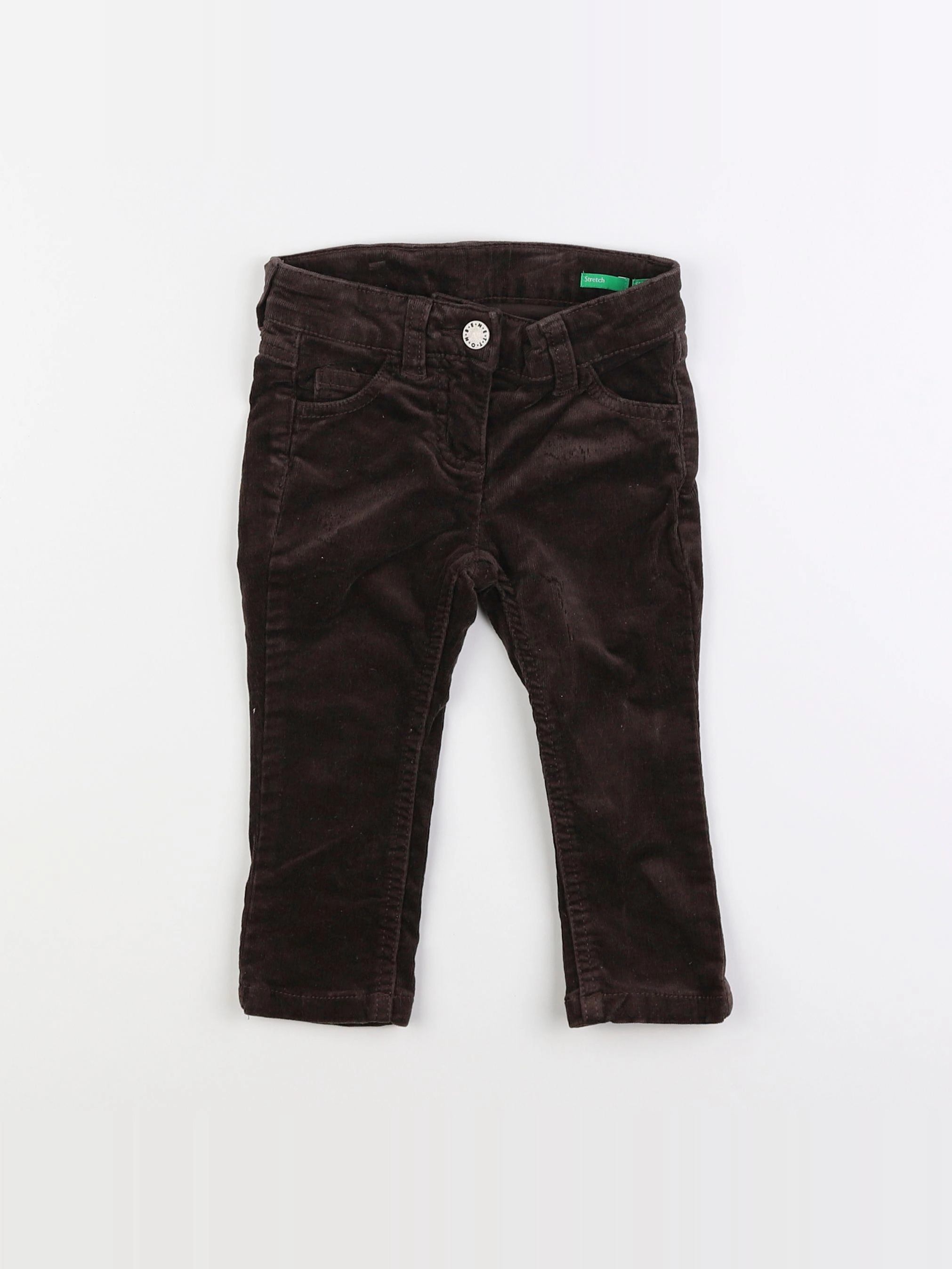 Benetton - pantalon marron - 12 mois