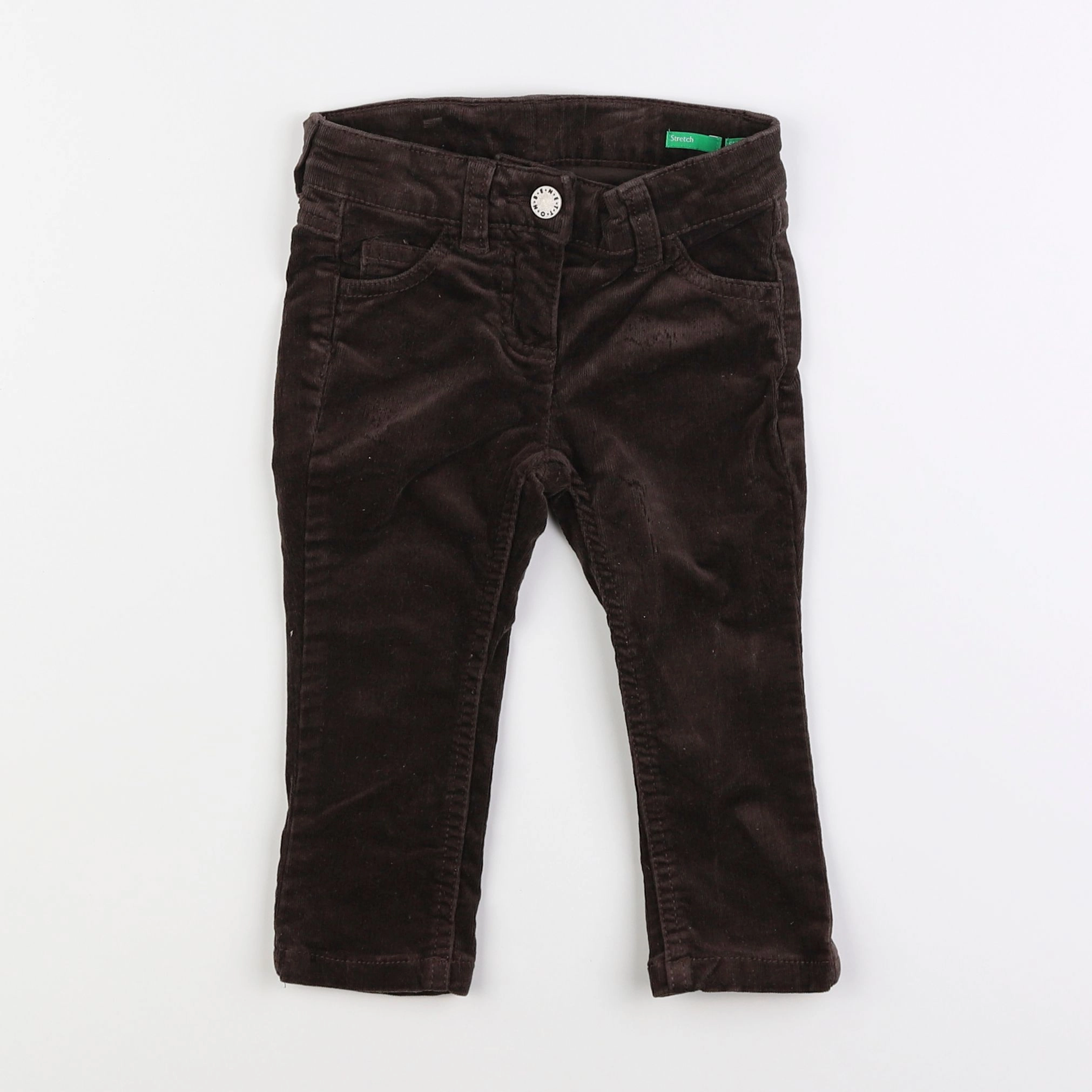 Benetton - pantalon marron - 12 mois