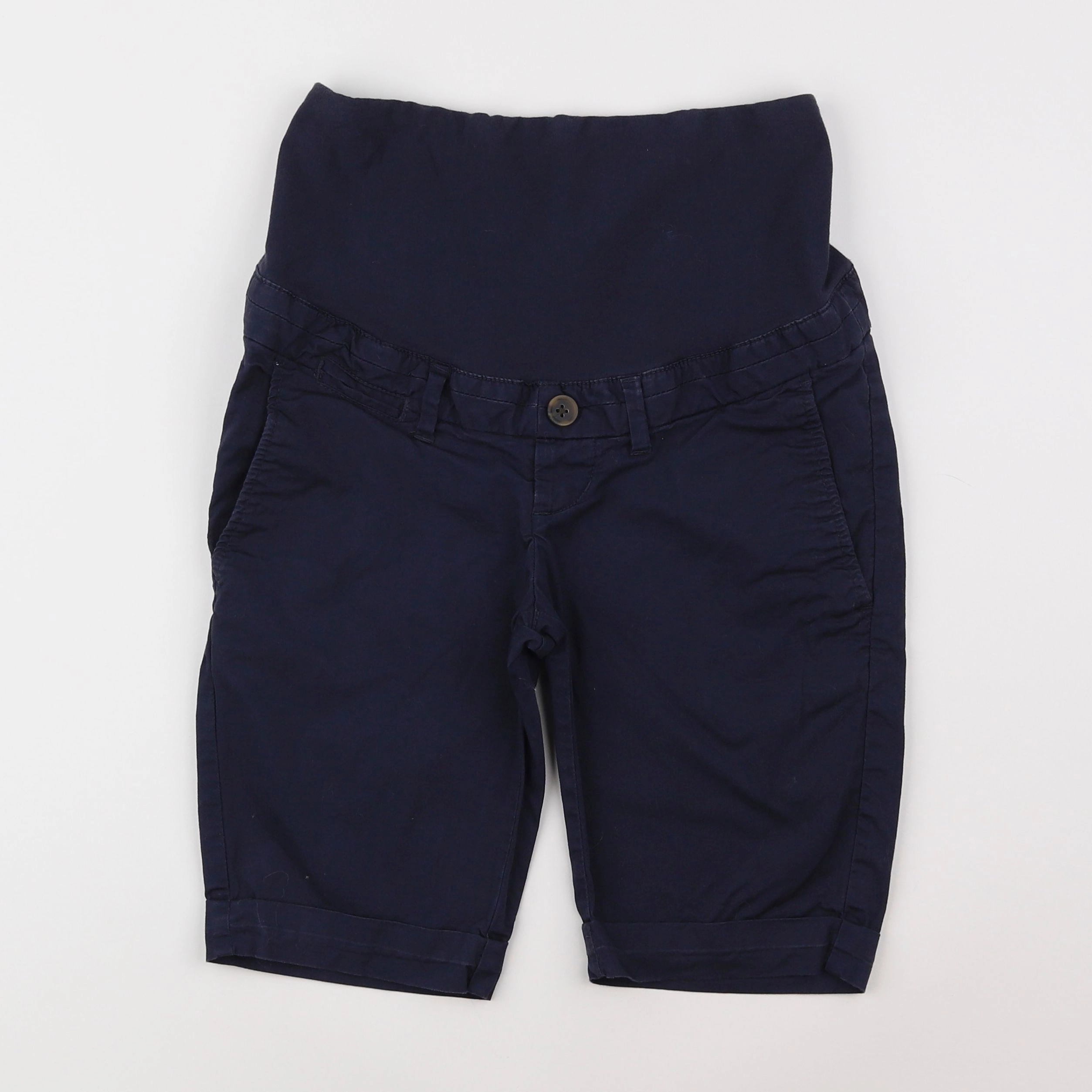 H&M - short grossesse bleu - 34