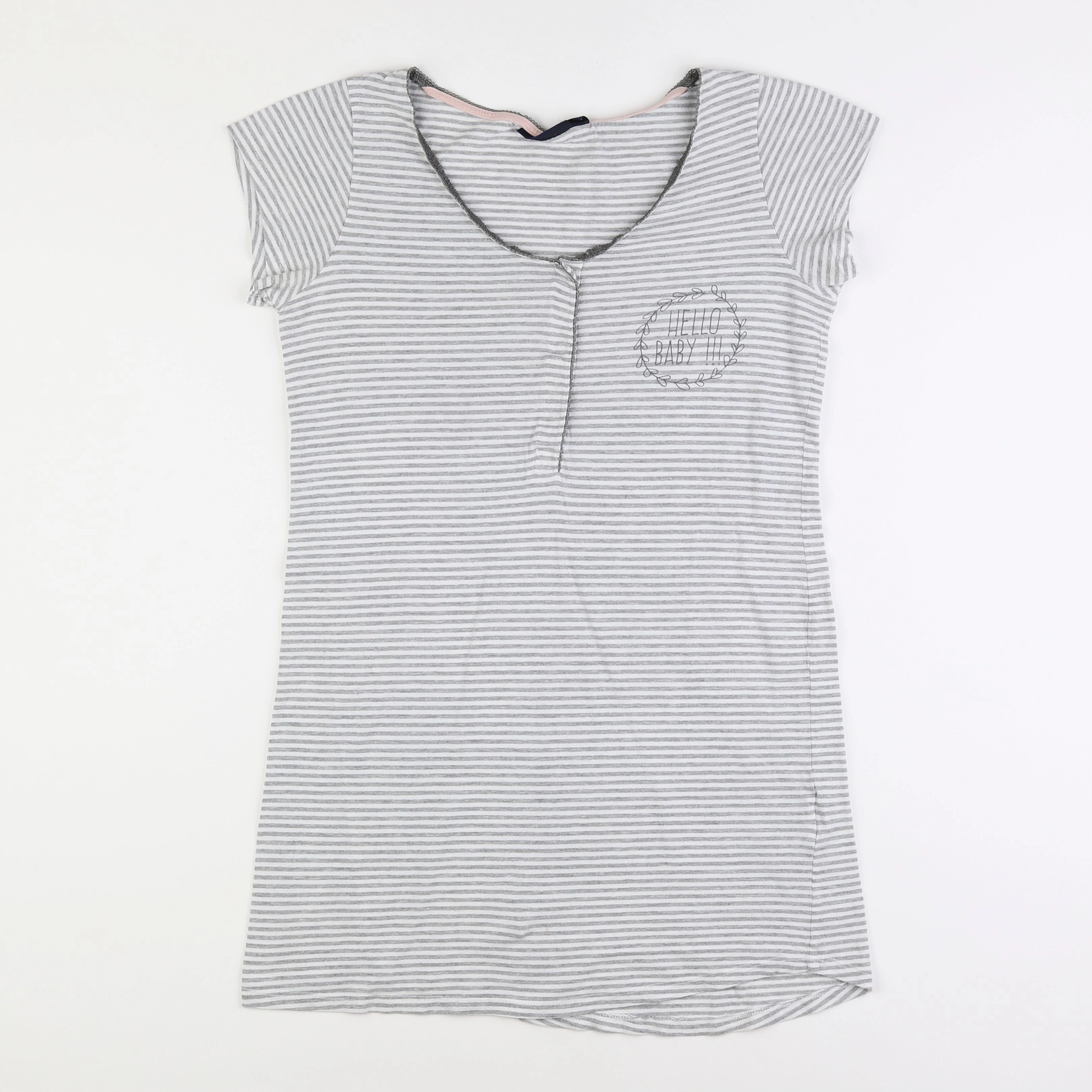 Kiabi - tee-shirt grossesse gris - 34 à 36