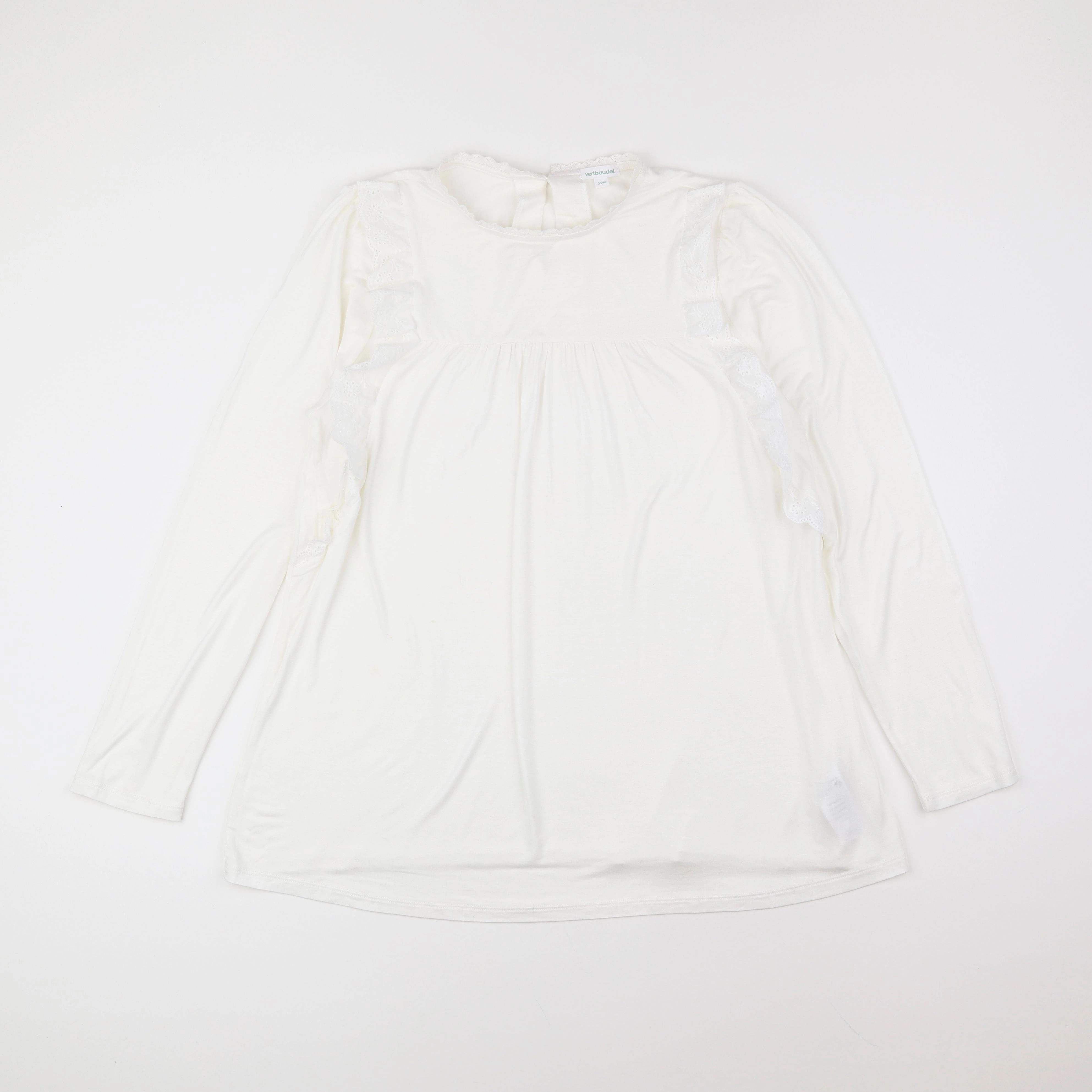 Vertbaudet - tee-shirt grossesse blanc - 38 à 40