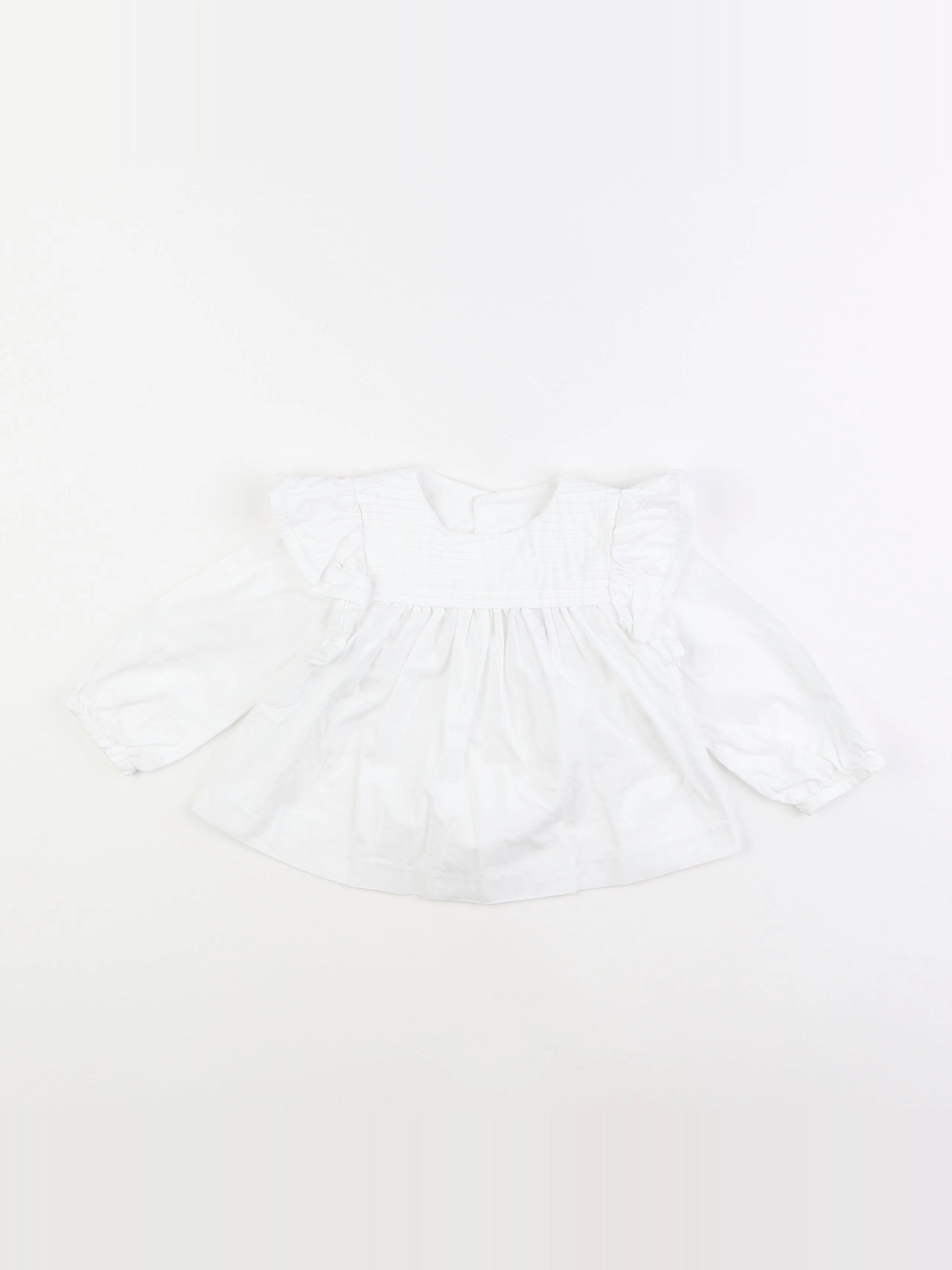 Jacadi - blouse blanc - 18 mois