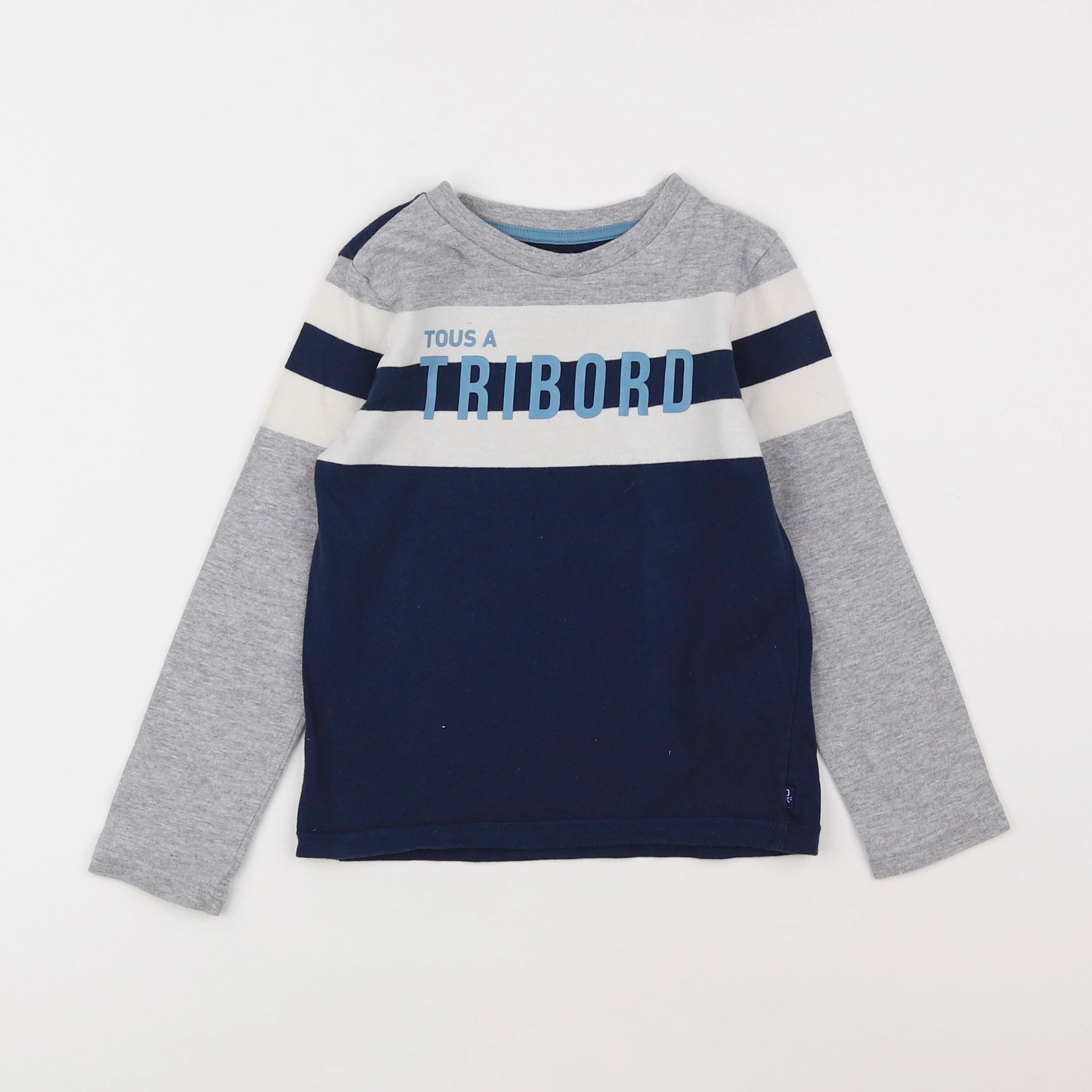 Okaidi - tee-shirt bleu - 4 ans