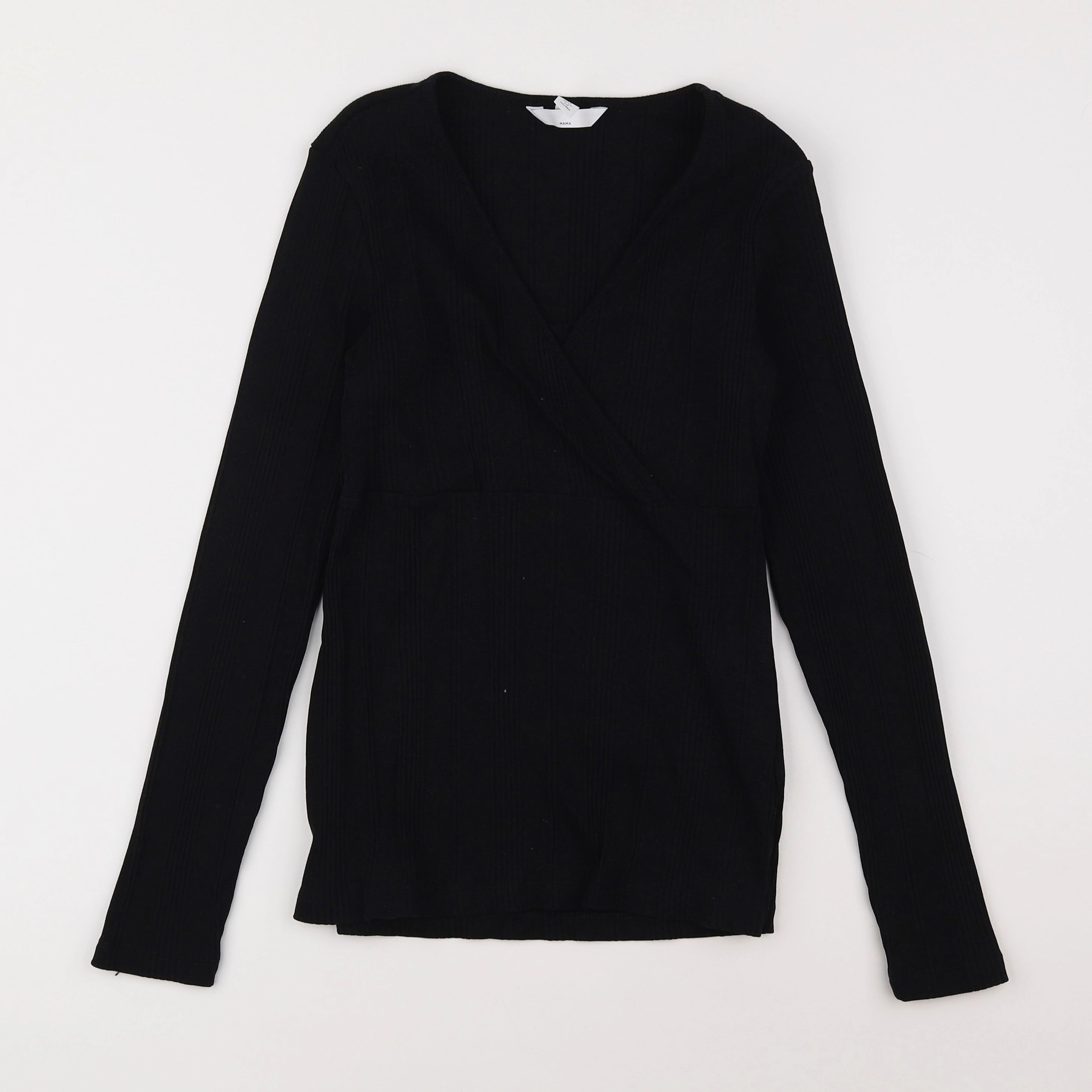 H&M - tee-shirt grossesse noir - 36 à 38