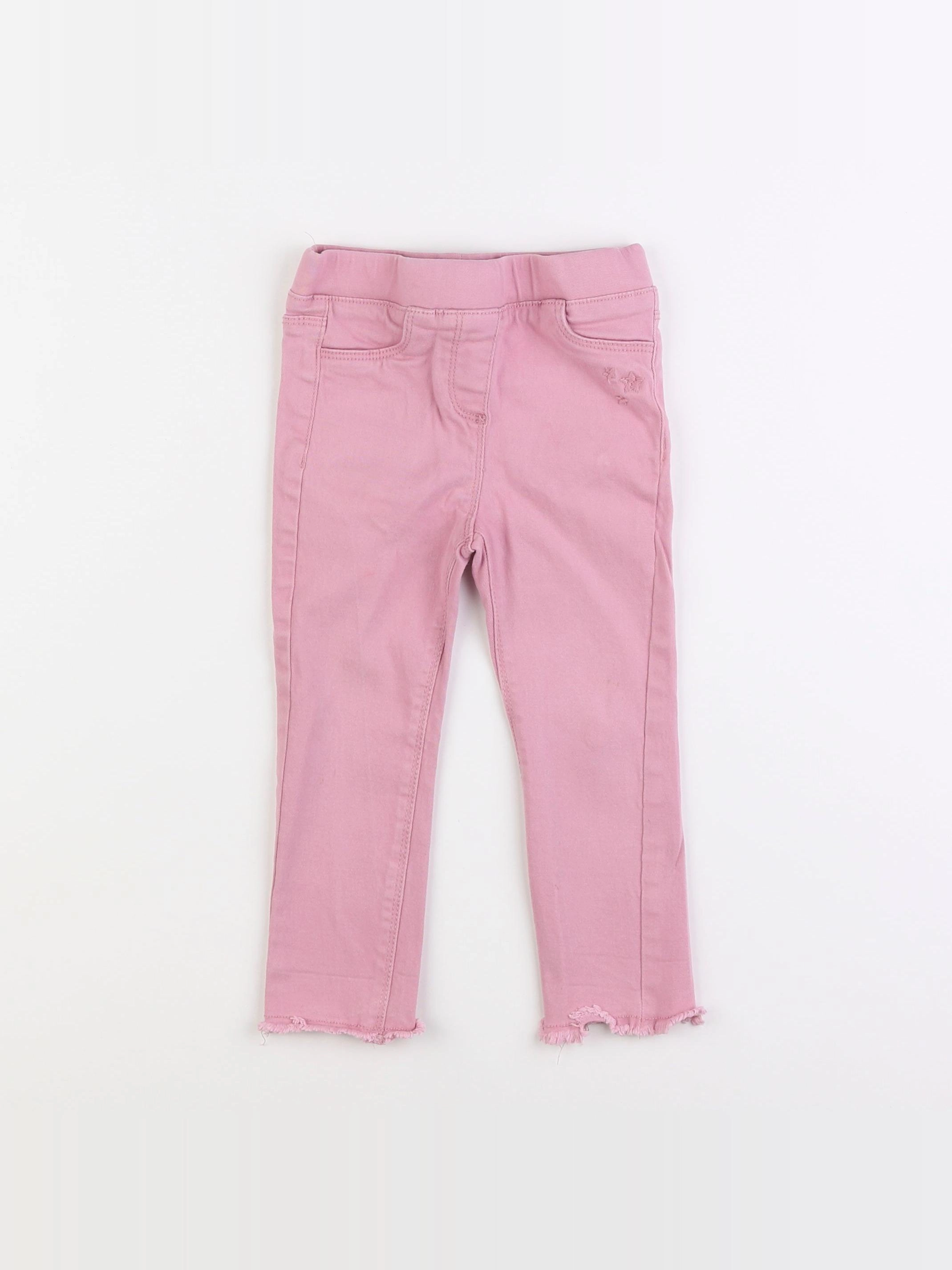 Vertbaudet - jegging rose - 3 ans
