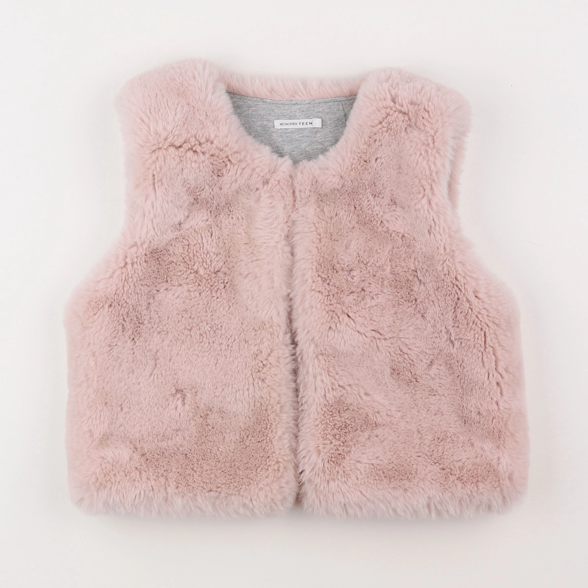 Monoprix - gilet rose - 14 ans