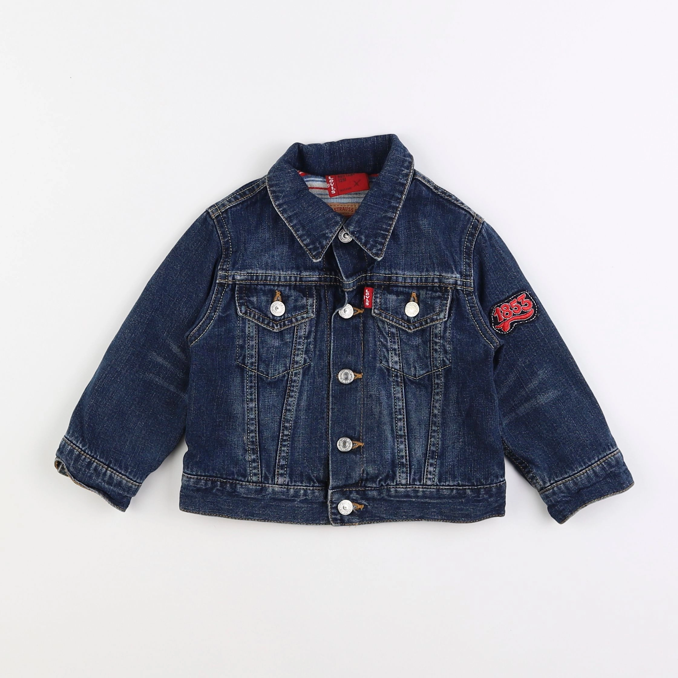 Levi's - veste bleu - 12 mois