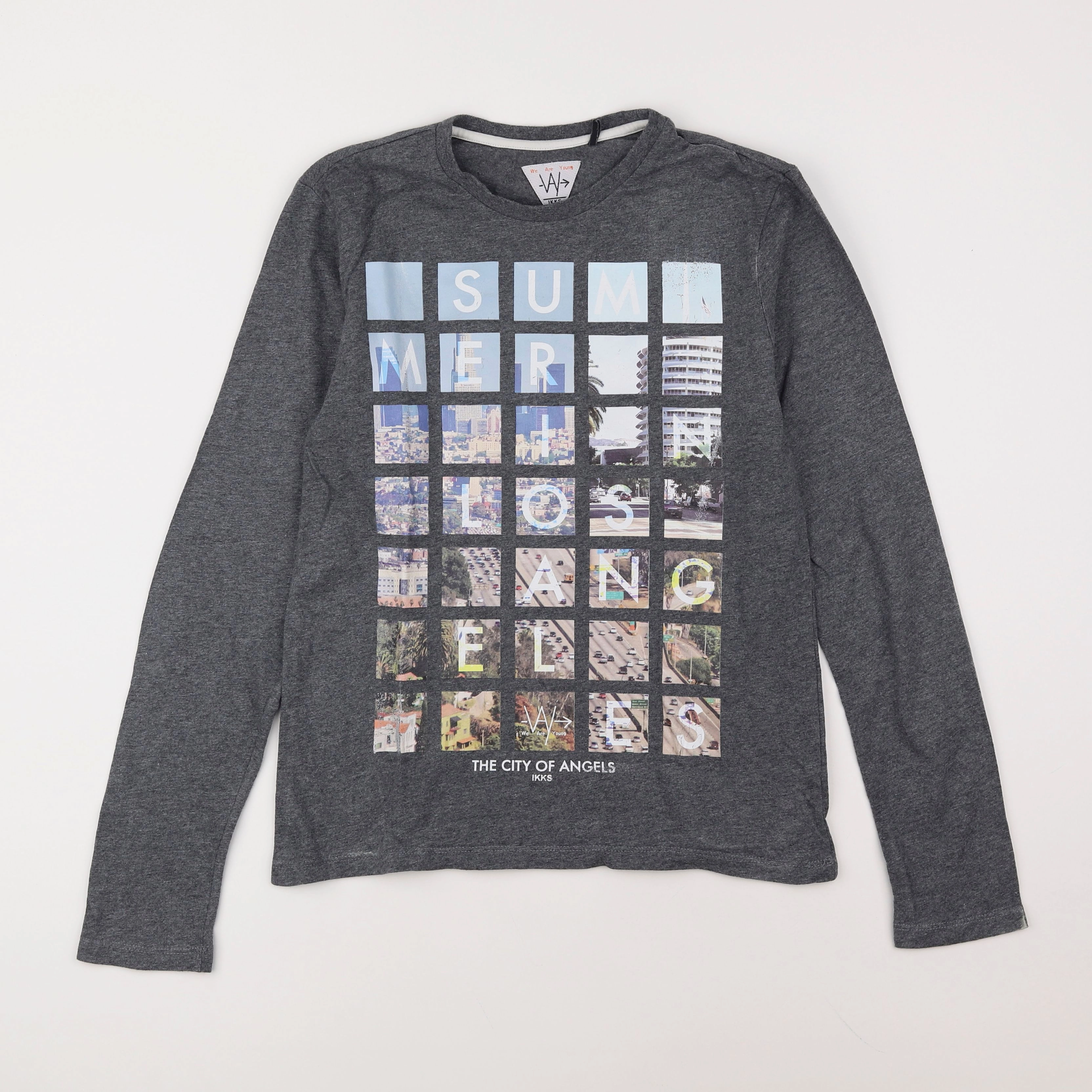 IKKS - tee-shirt gris - 14 ans
