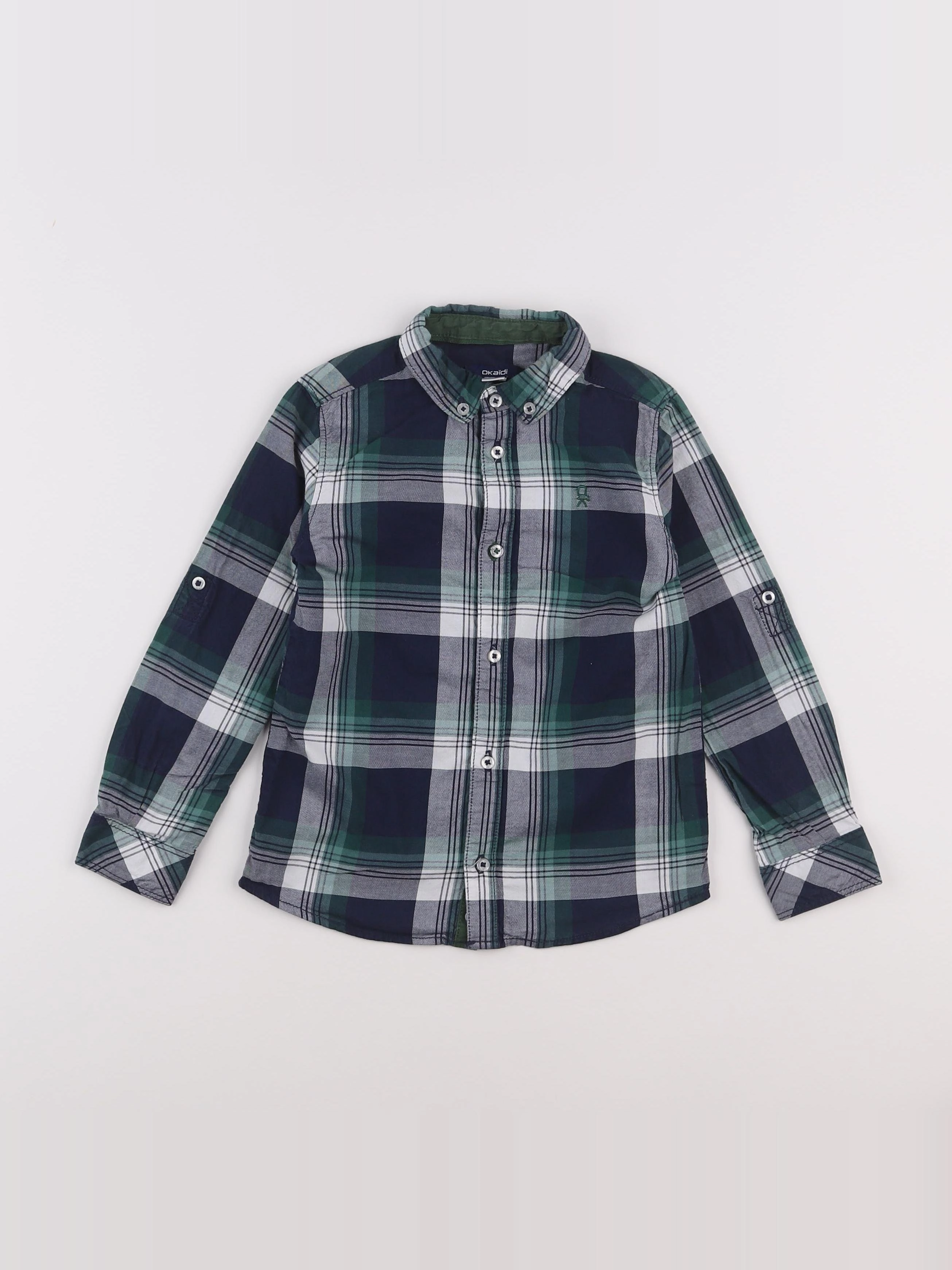 Okaidi - chemise bleu - 4 ans