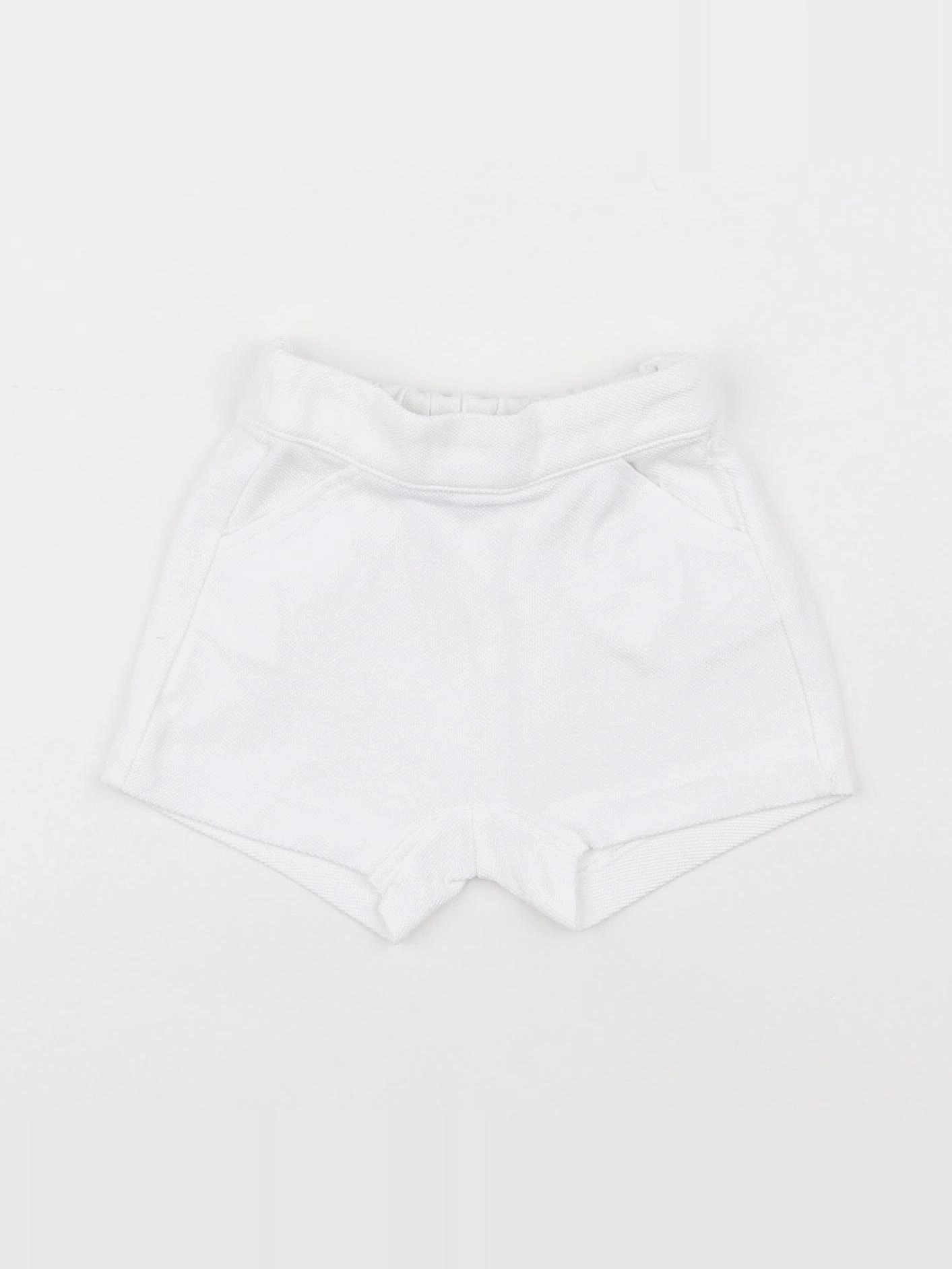 Jacadi - short blanc - 3 mois