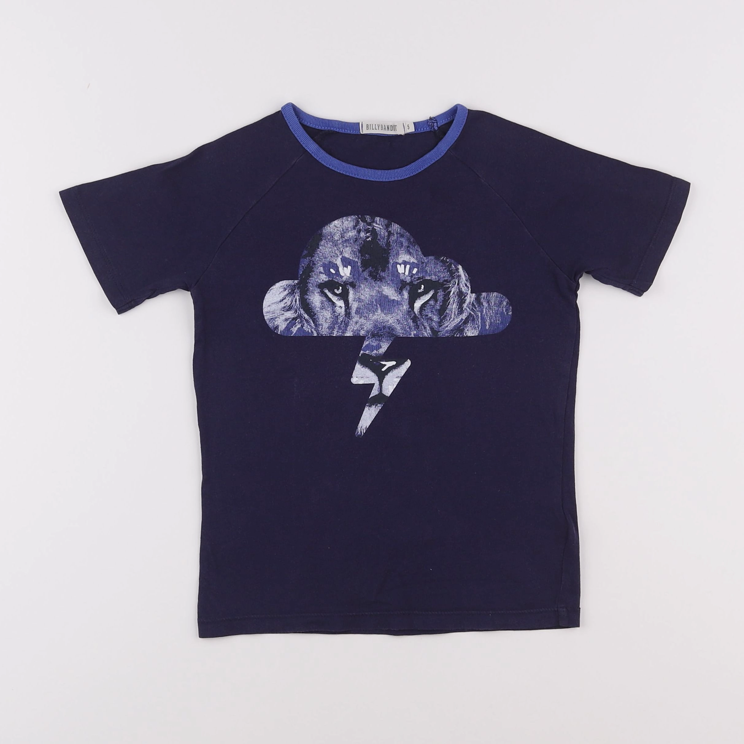 Billy Bandit - tee-shirt bleu - 5 ans