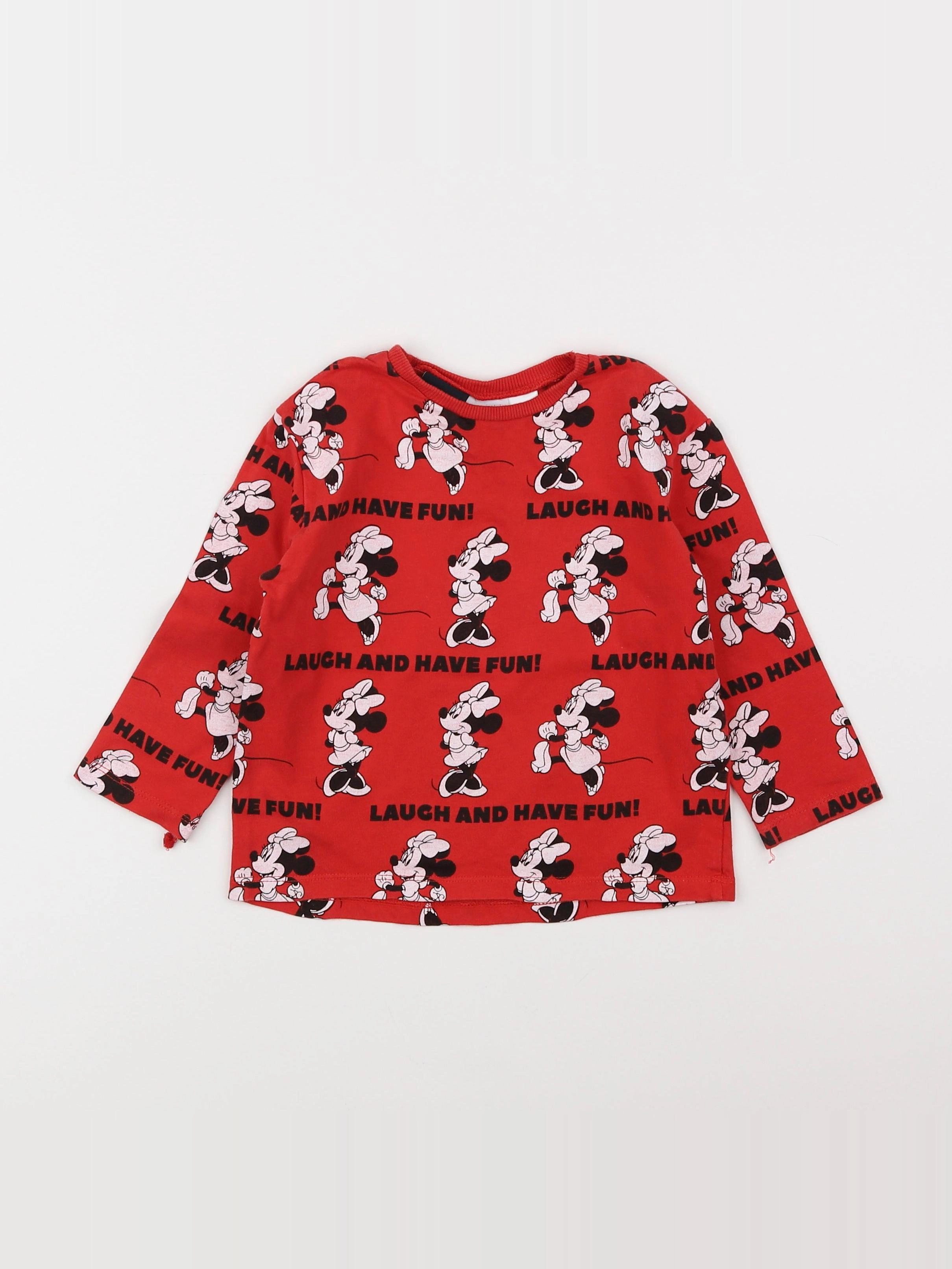 Zara - tee-shirt rouge - 12/18 mois