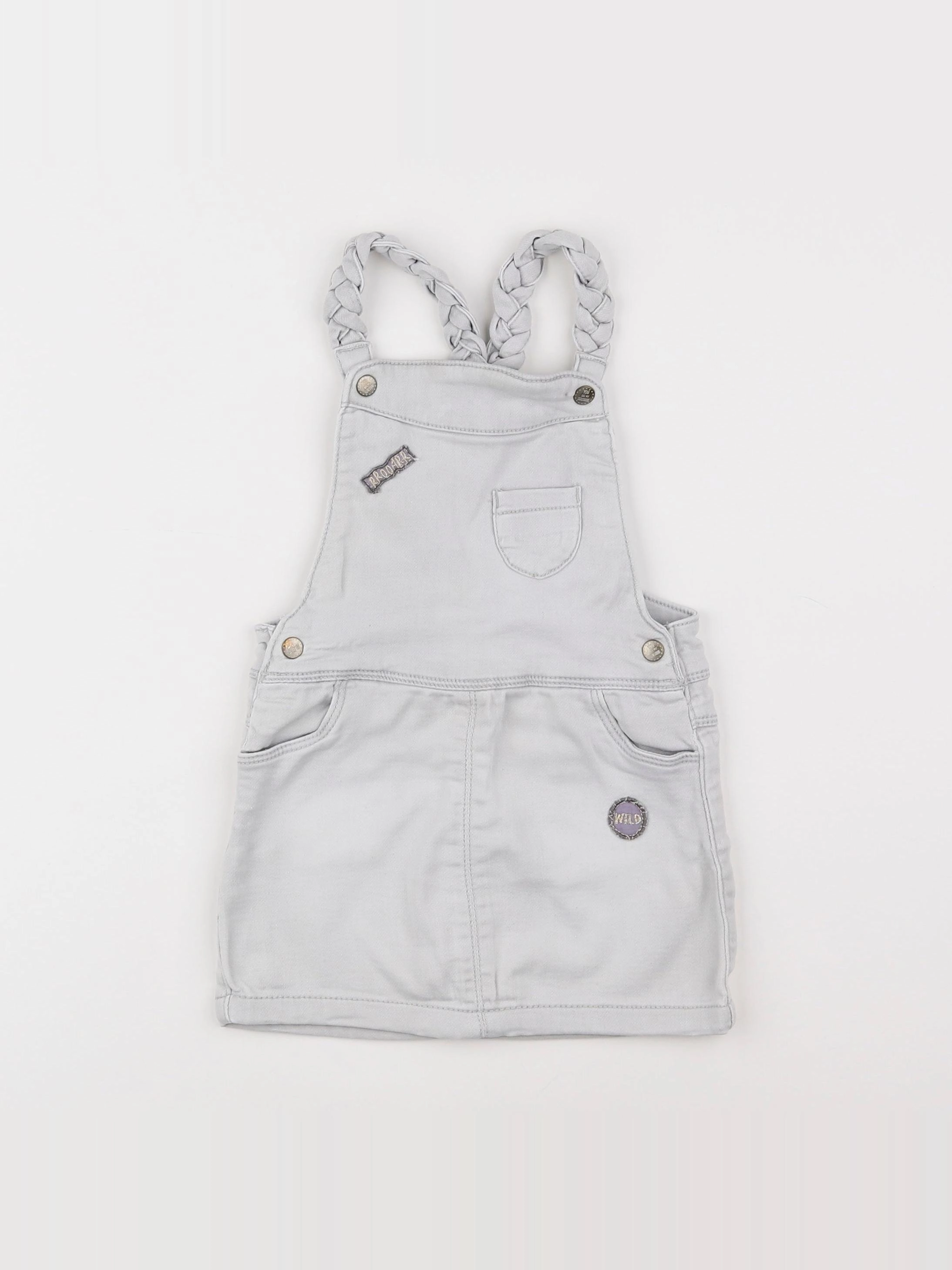 Tape à l'oeil - robe gris - 2 ans