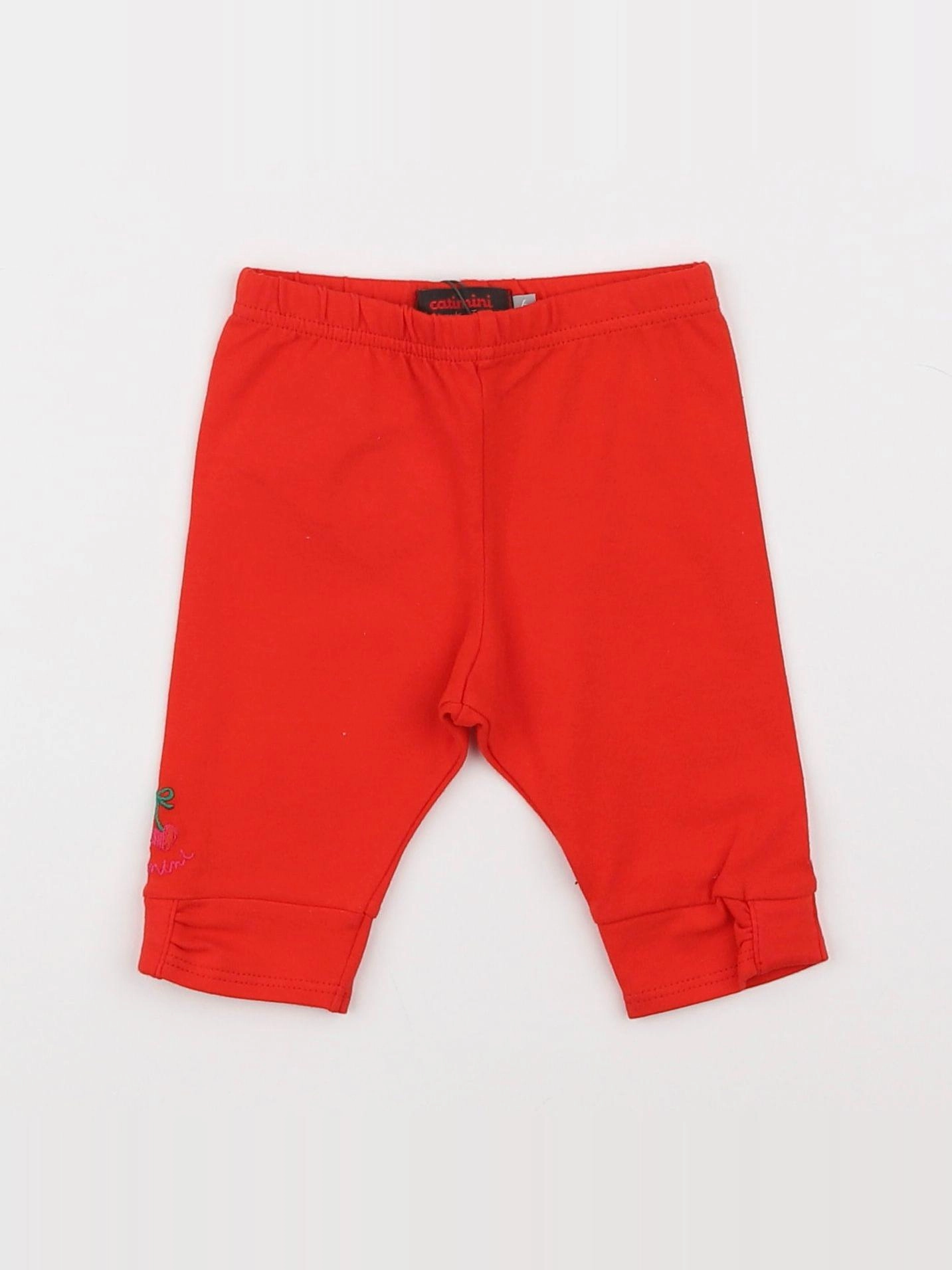 Catimini - legging rouge - 6 mois
