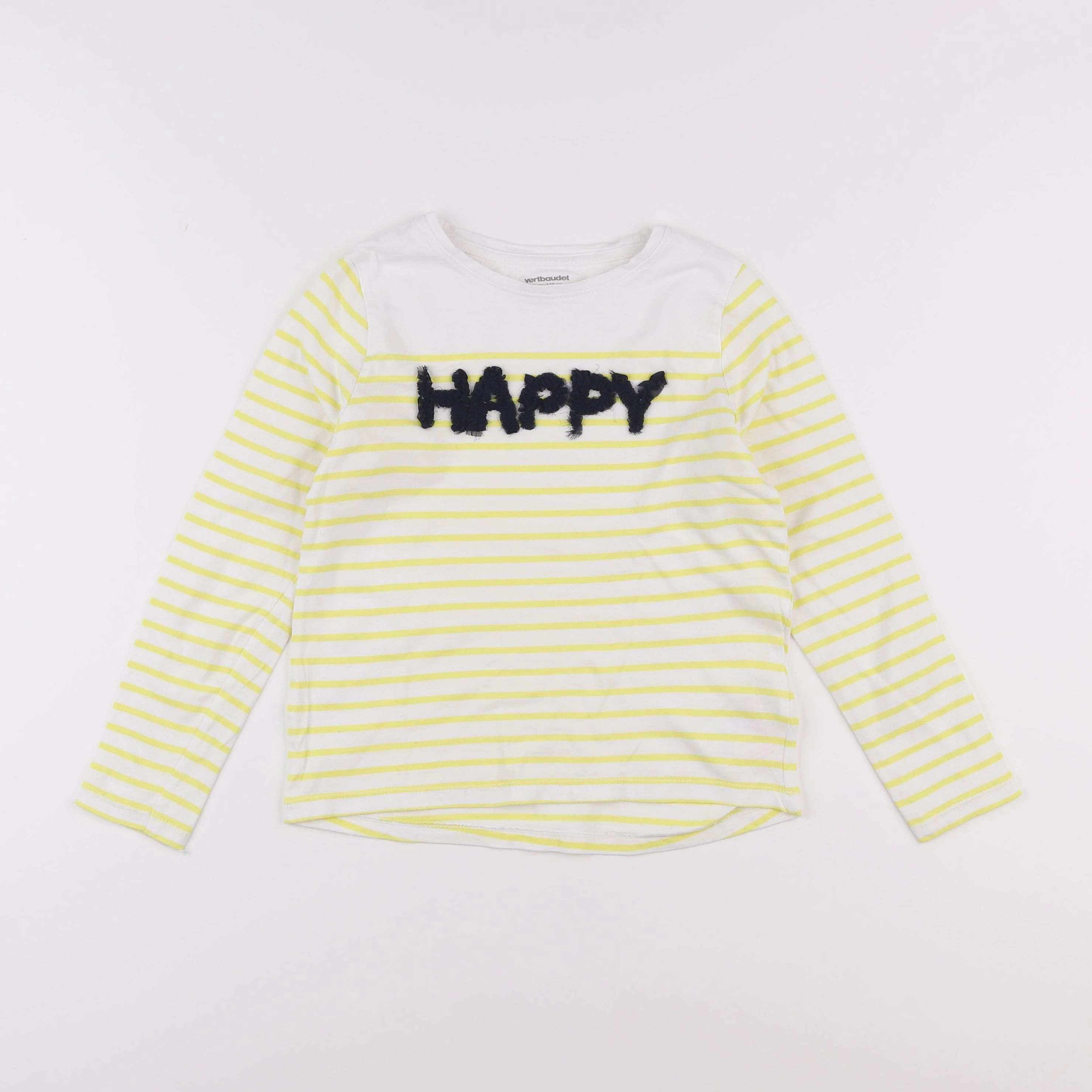 Vertbaudet - tee-shirt blanc - 8 ans