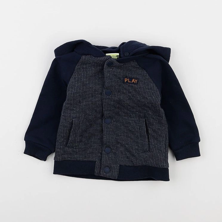 Tape à l'oeil - sweat bleu - 12 mois