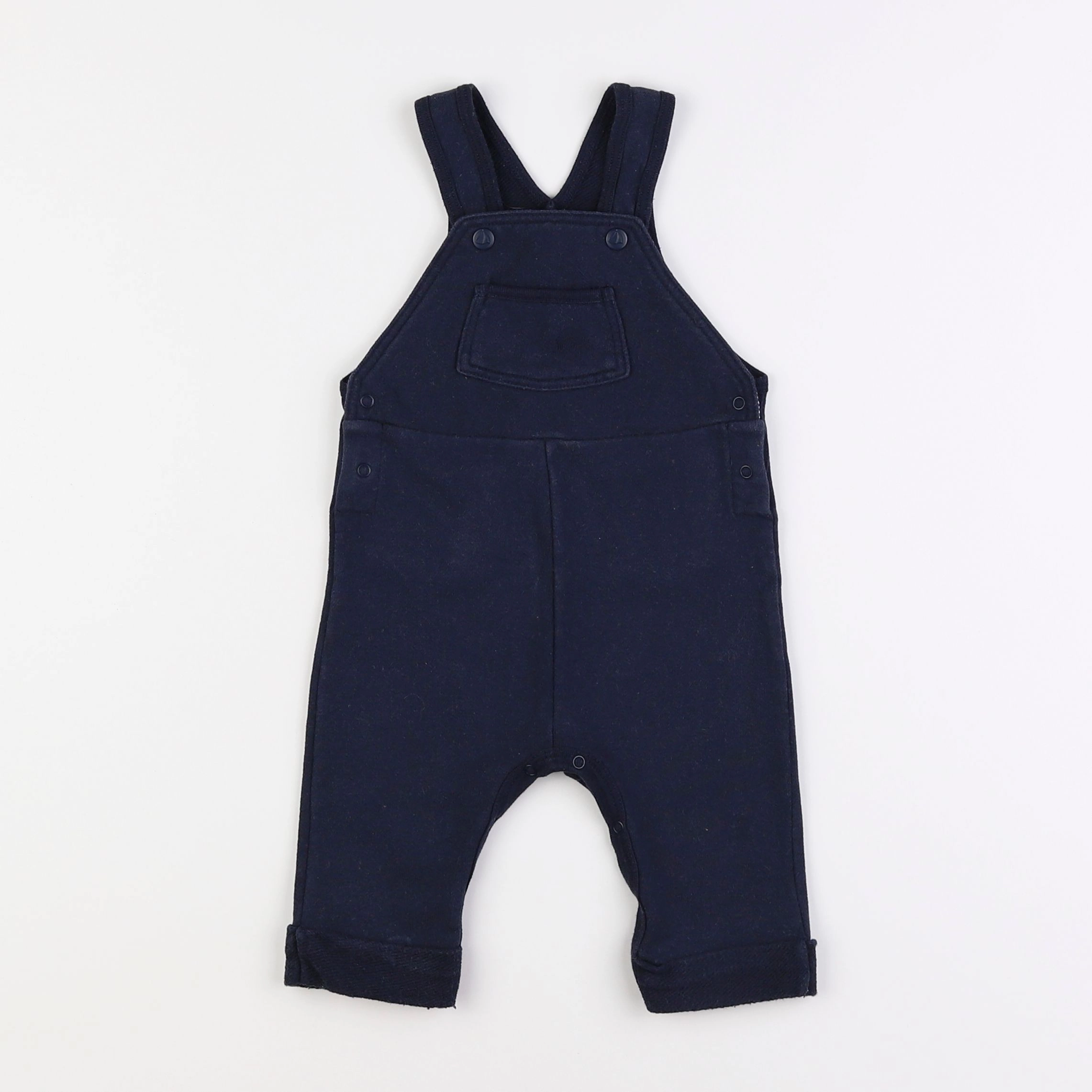 Petit Bateau - salopette bleu - 6 mois