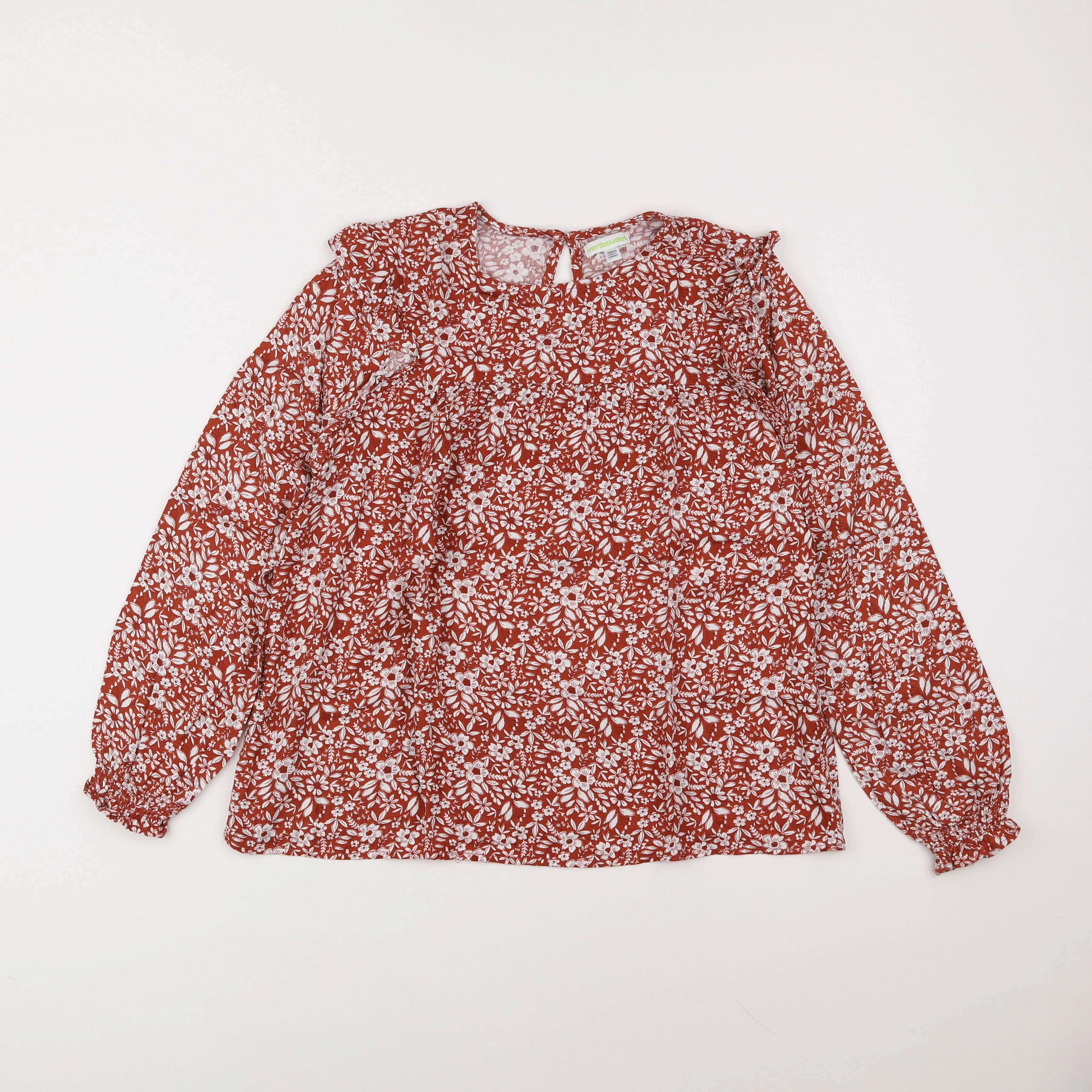 Vertbaudet - blouse rouge - 12 ans
