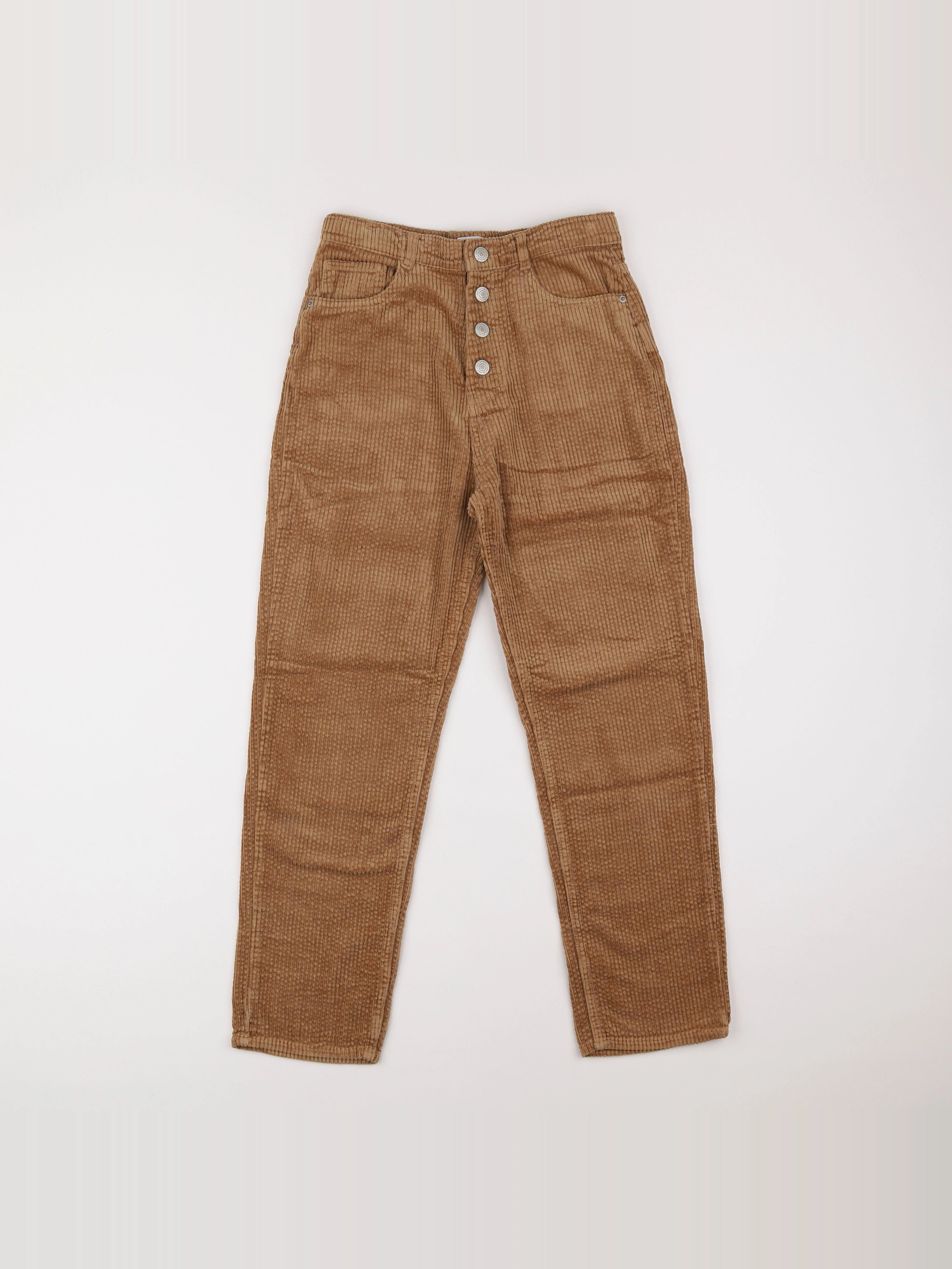 Vertbaudet - pantalon marron - 12 ans