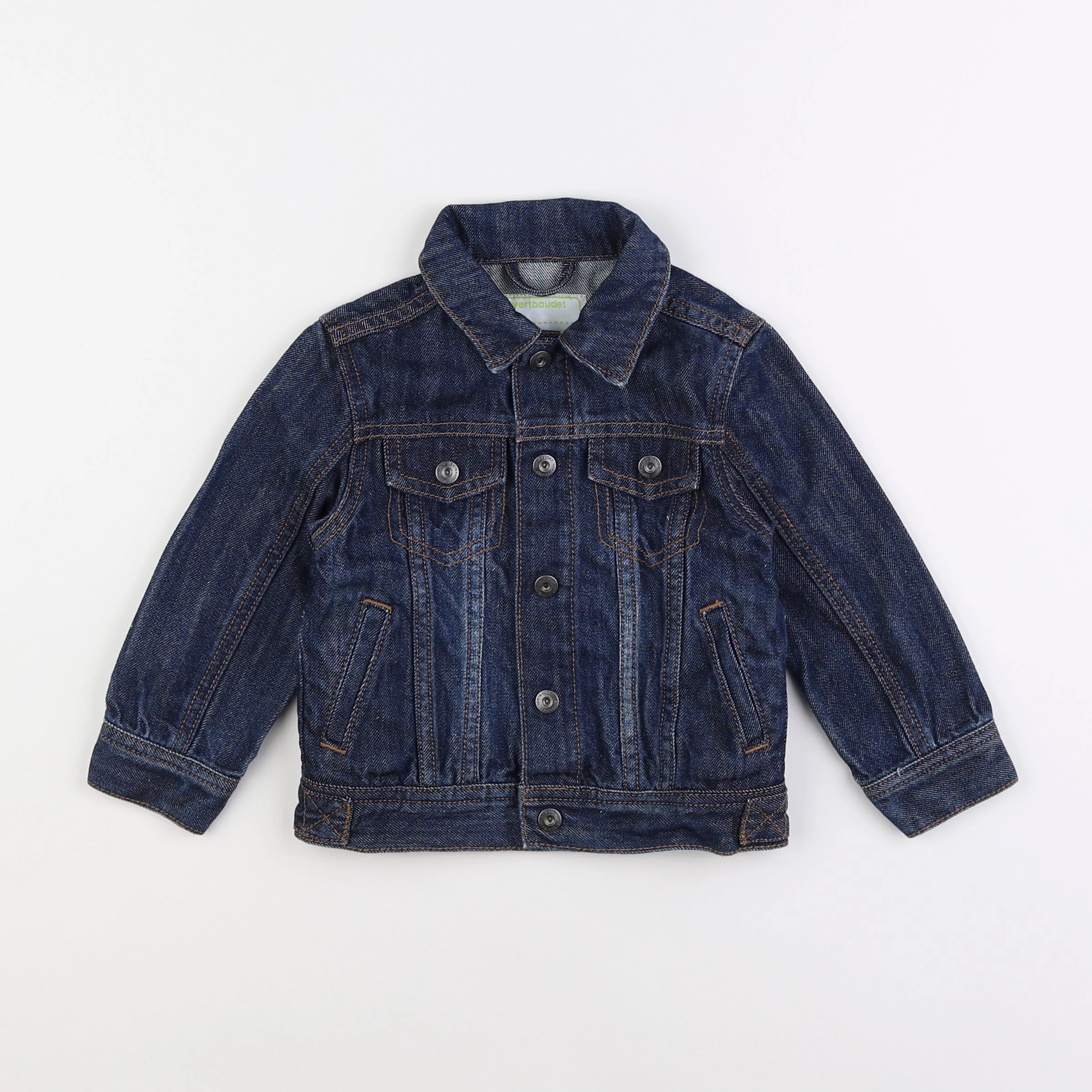 Vertbaudet - veste bleu - 3 ans