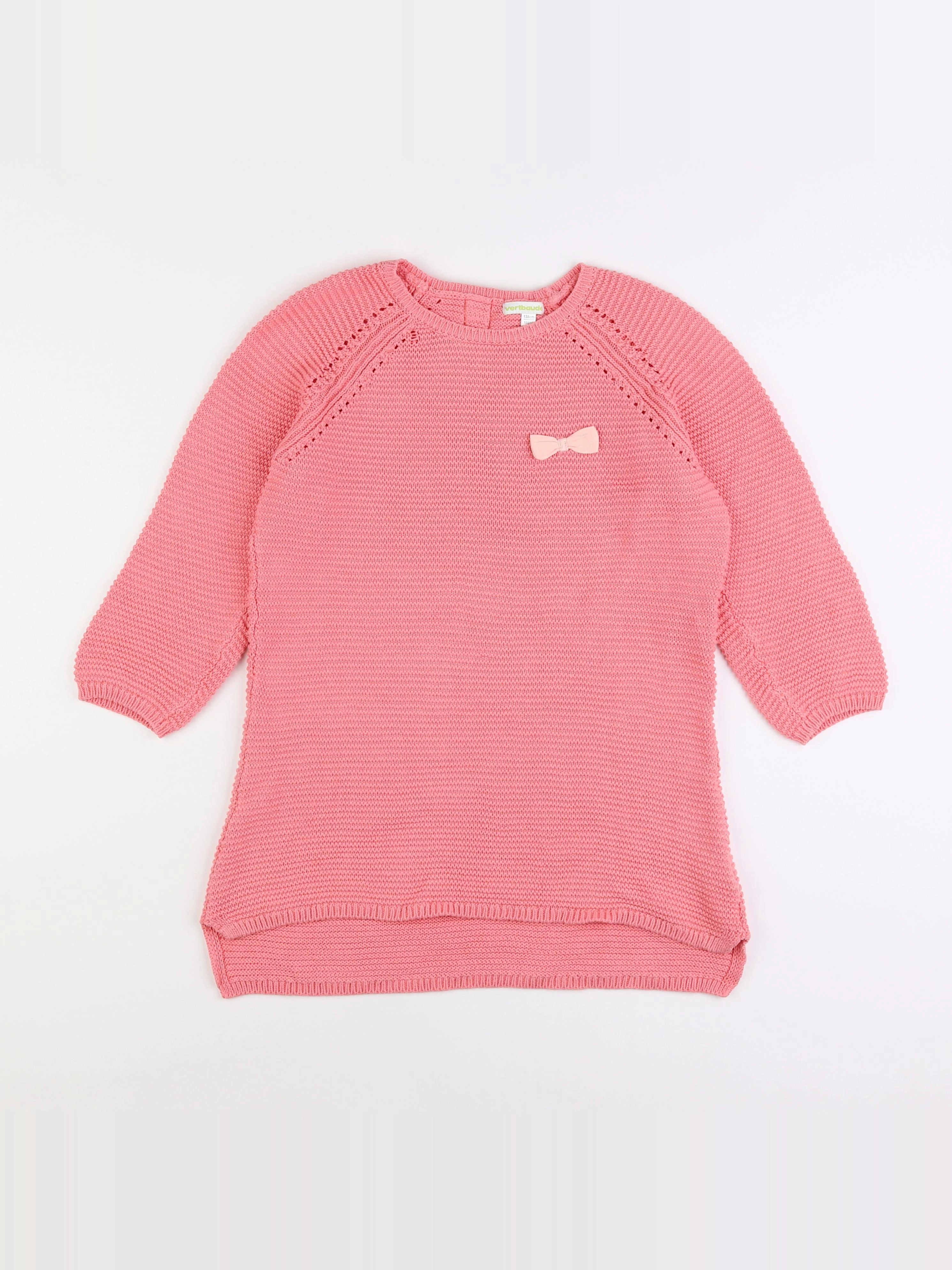 Vertbaudet - robe rose - 10 ans