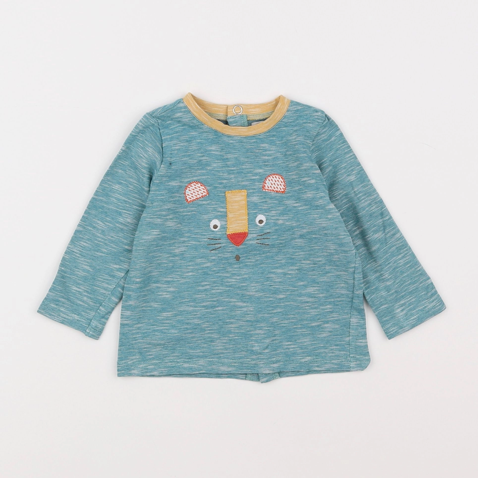 Moulin Roty - tee-shirt bleu - 6 mois