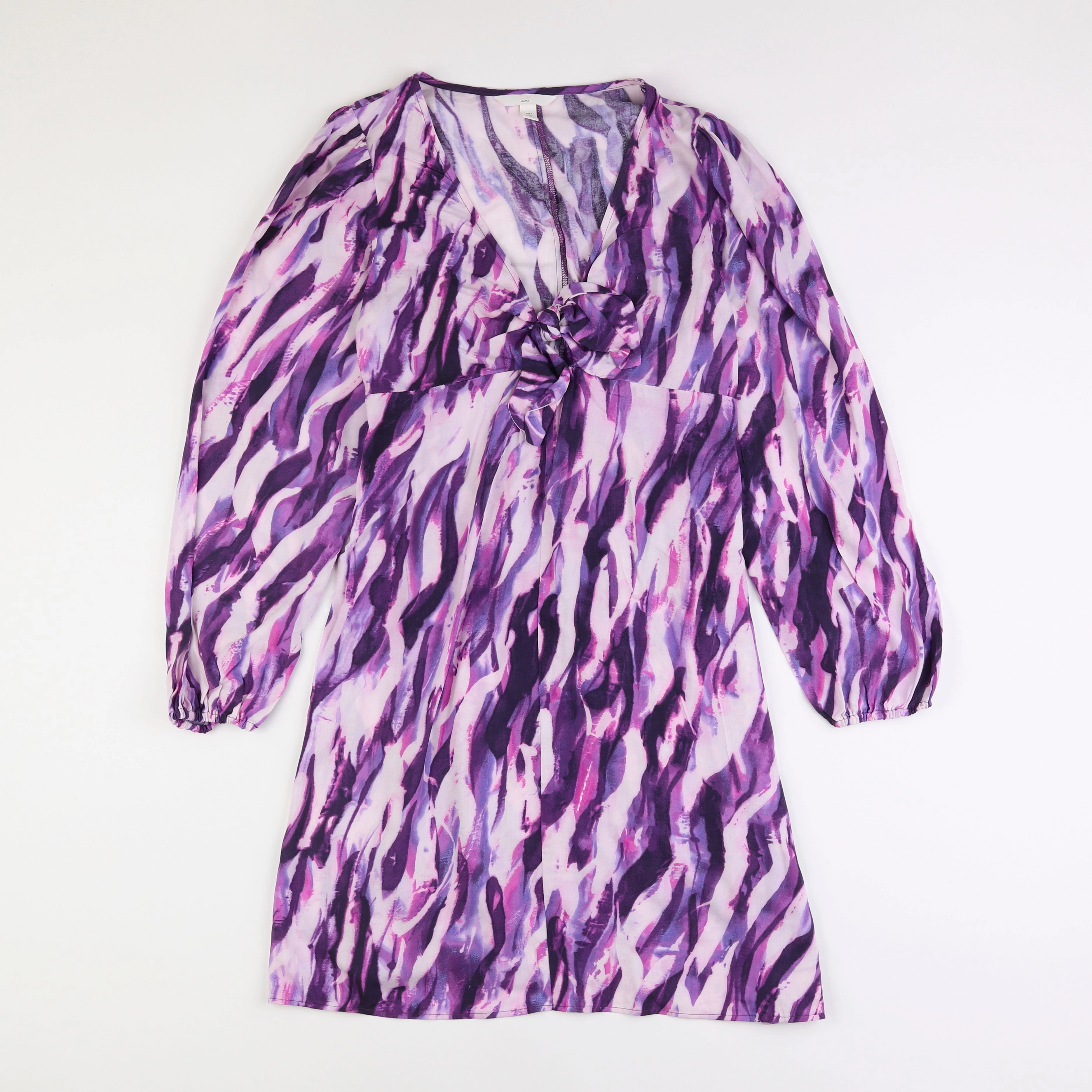 H&M - robe grossesse violet - 36