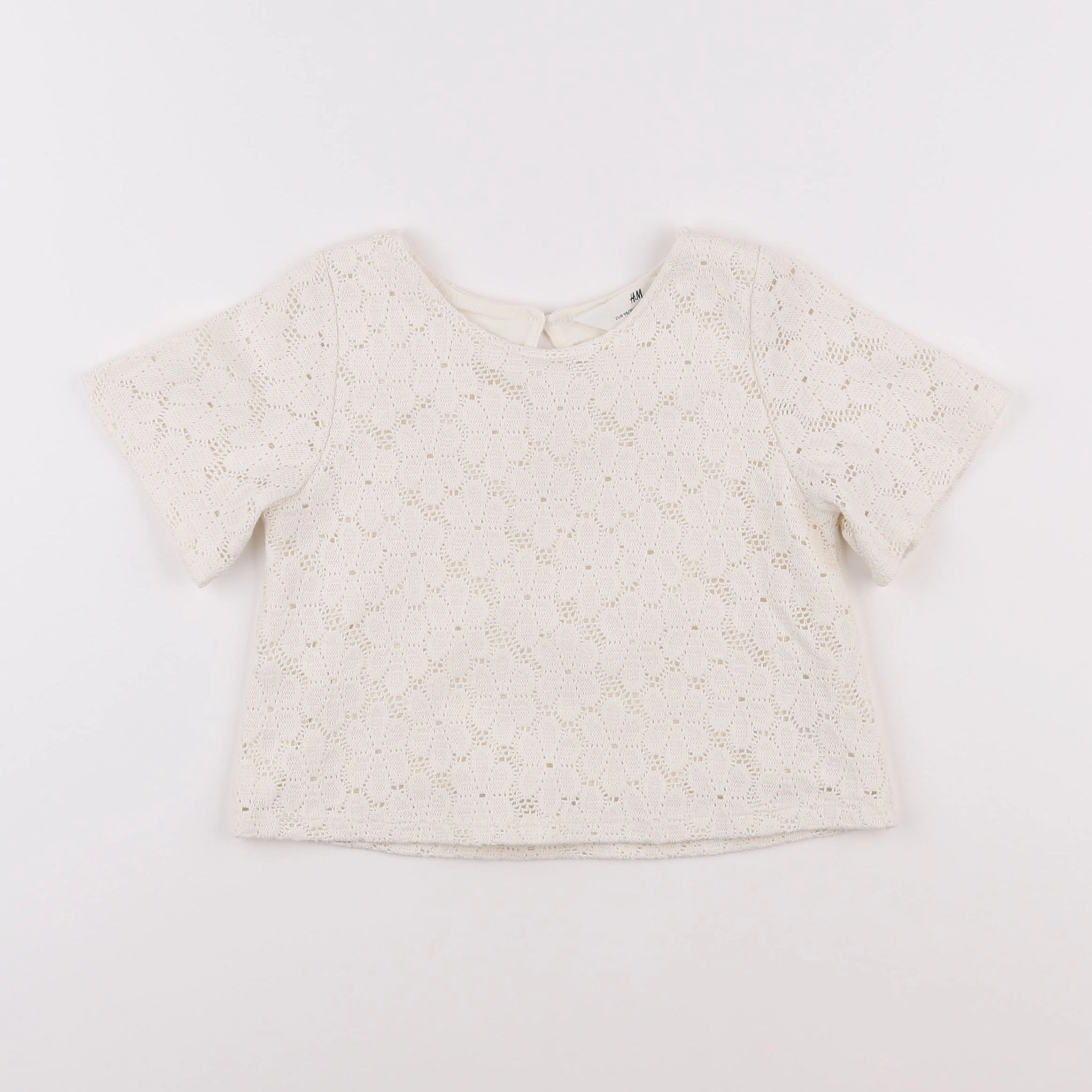 H&M - blouse blanc - 3/4 ans