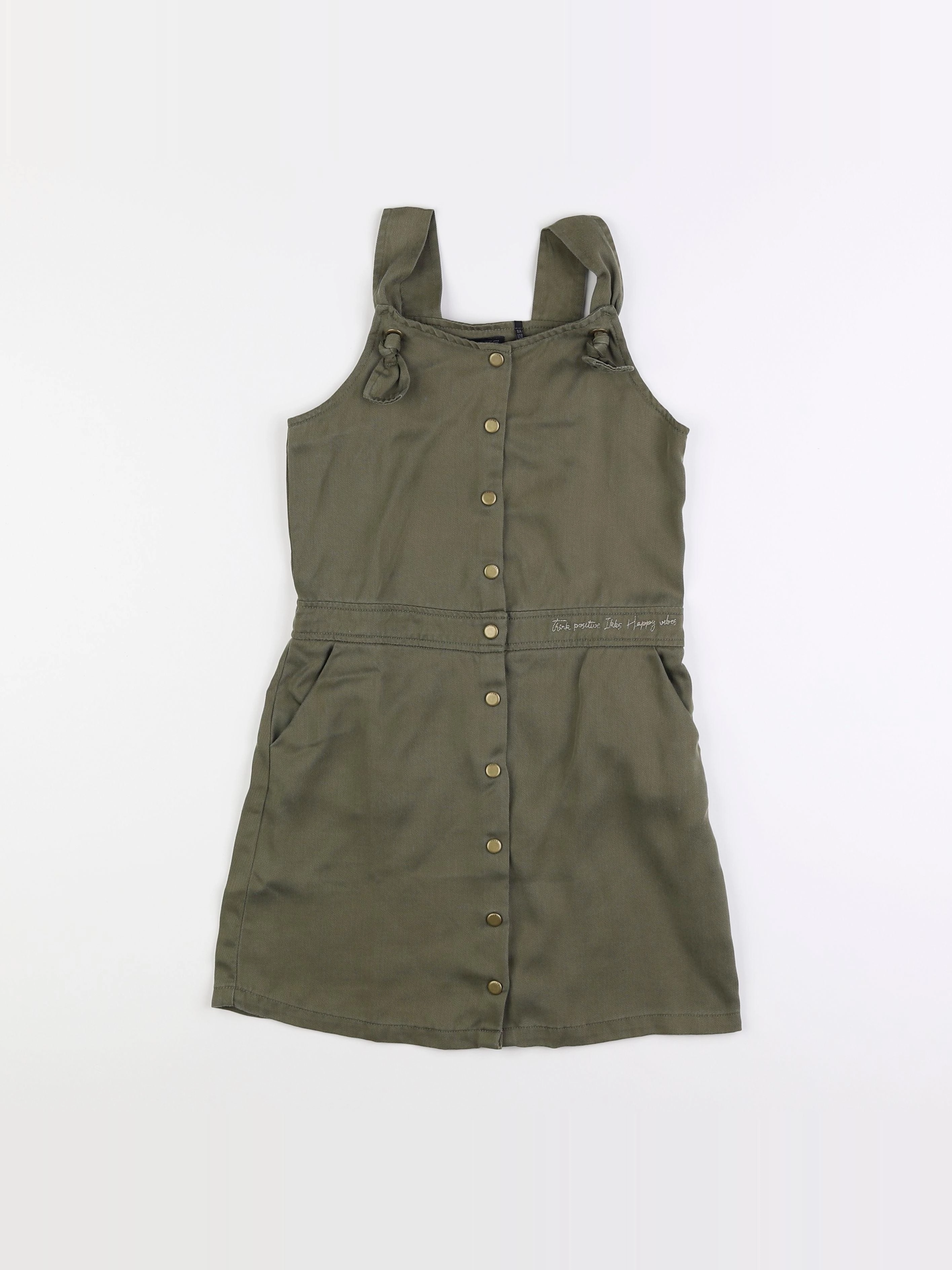 IKKS - robe vert - 8 ans