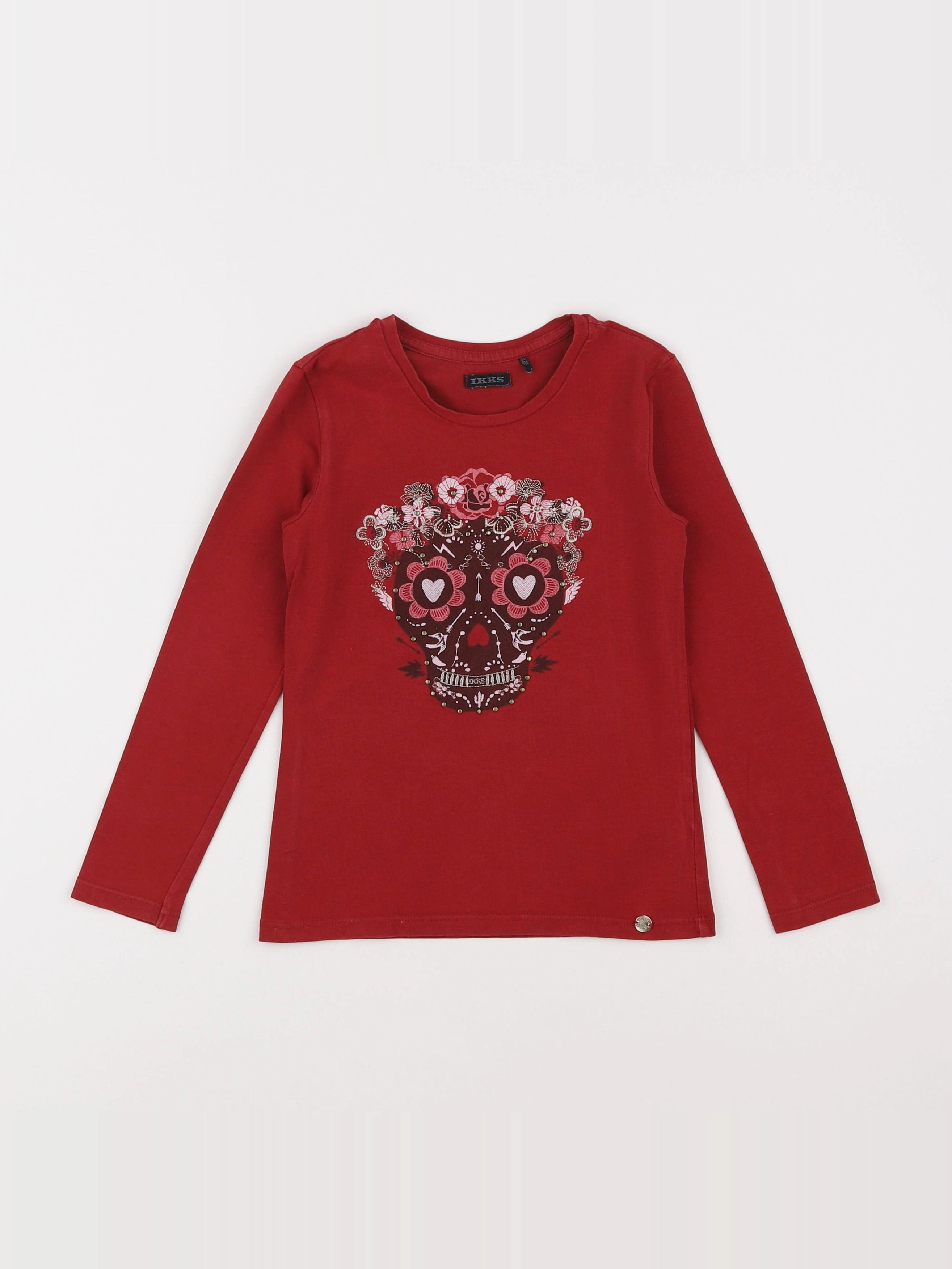 IKKS - tee-shirt rouge - 6 ans
