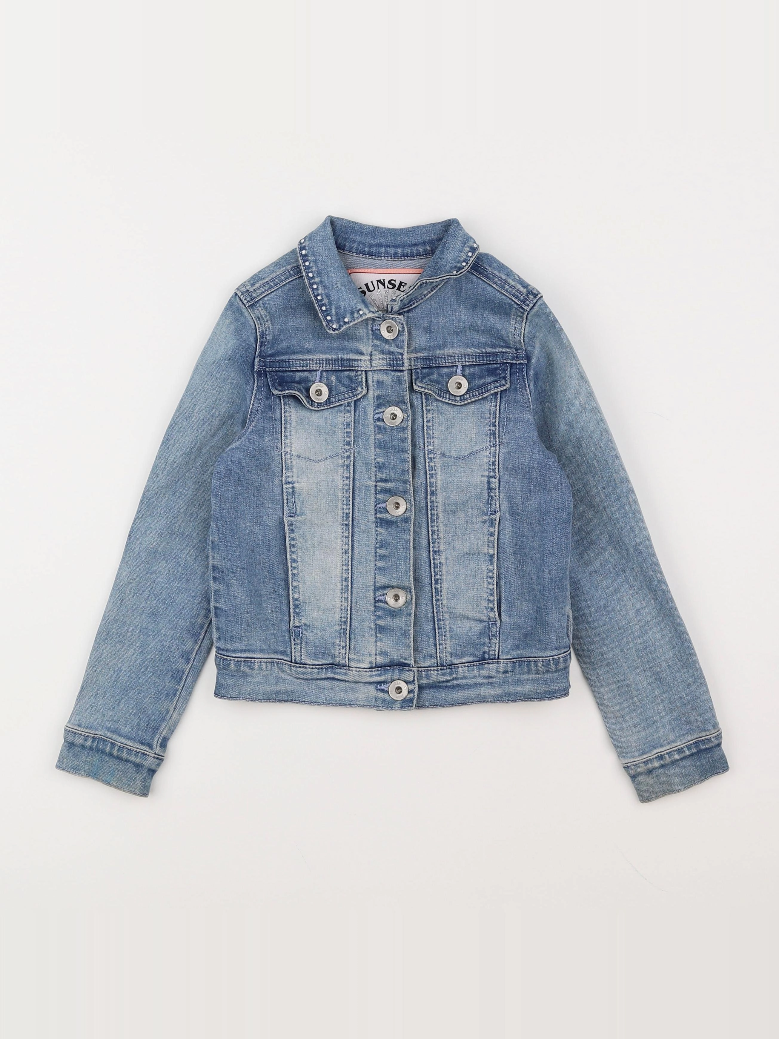 IKKS - veste imprimé au dos bleu - 6 ans