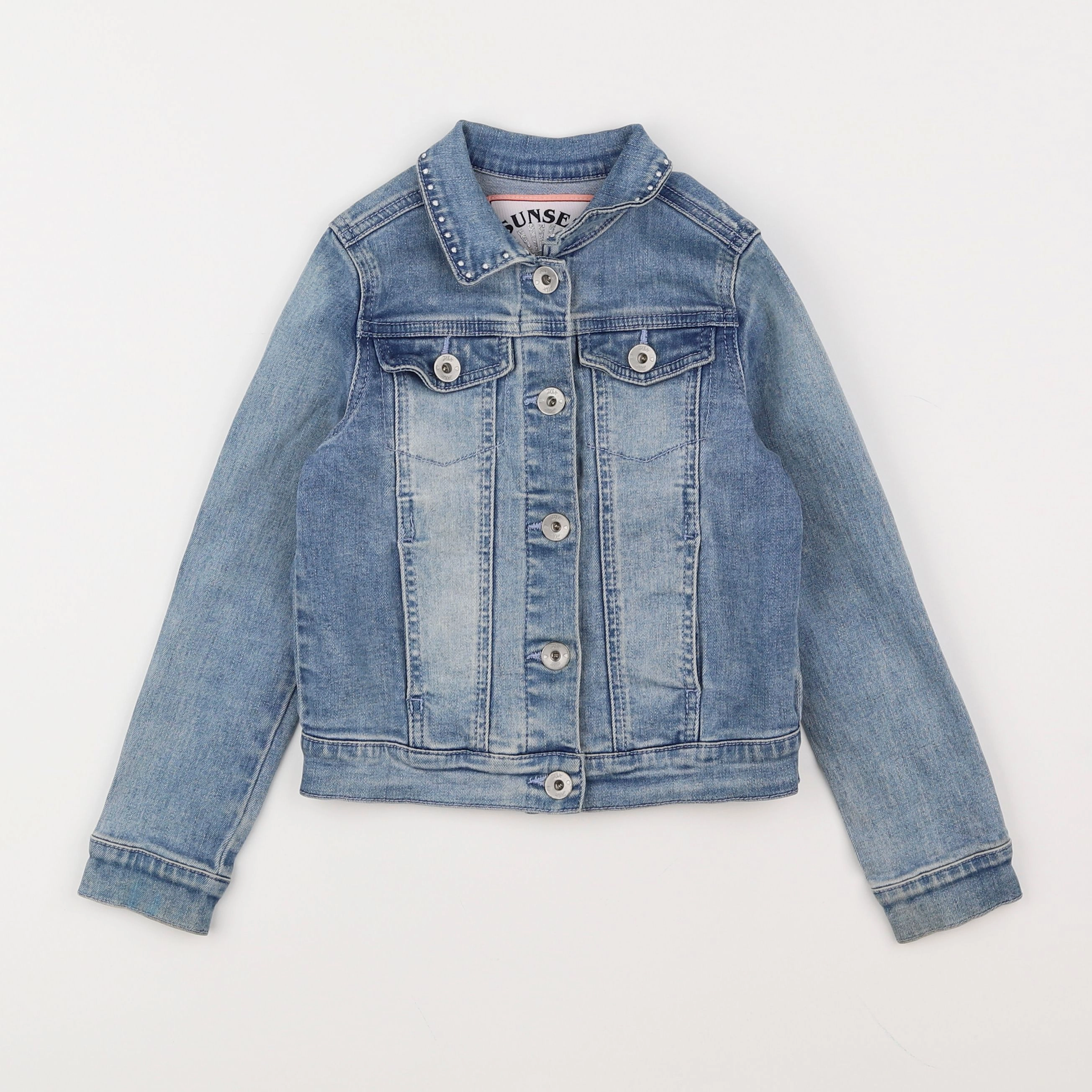 IKKS - veste imprimé au dos bleu - 6 ans