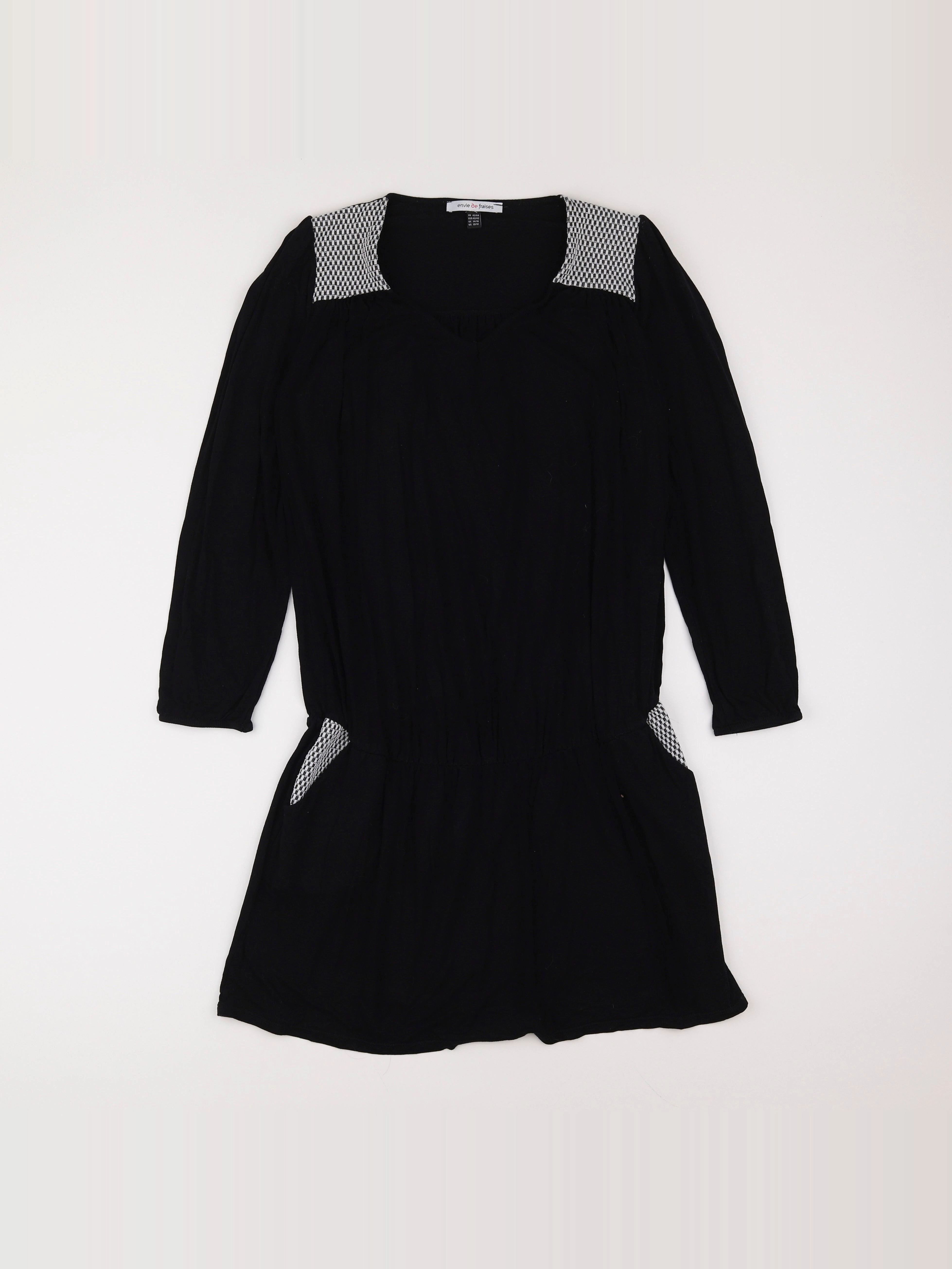Envie de fraise - robe grossesse noir - 42 à 44