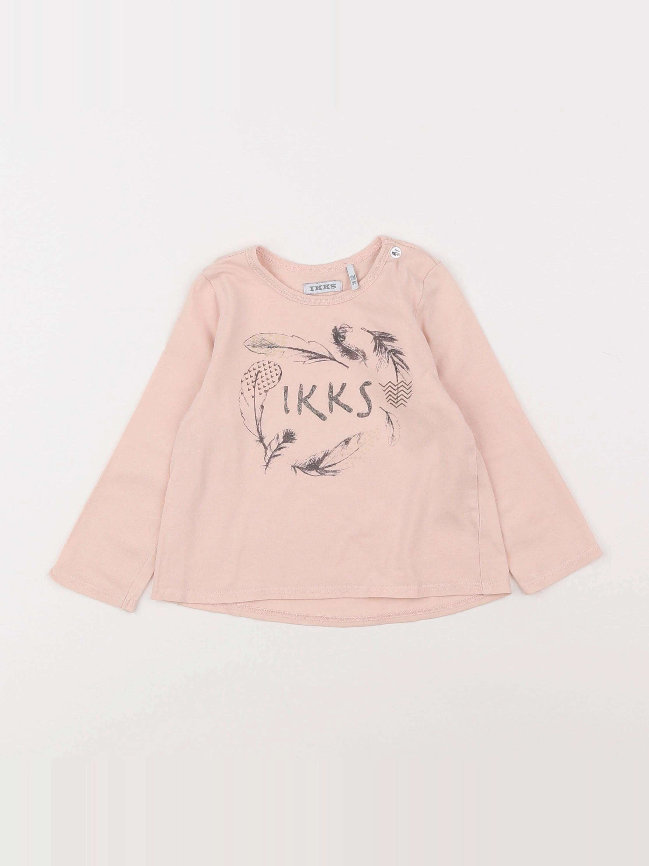 IKKS - tee-shirt rose - 18 mois
