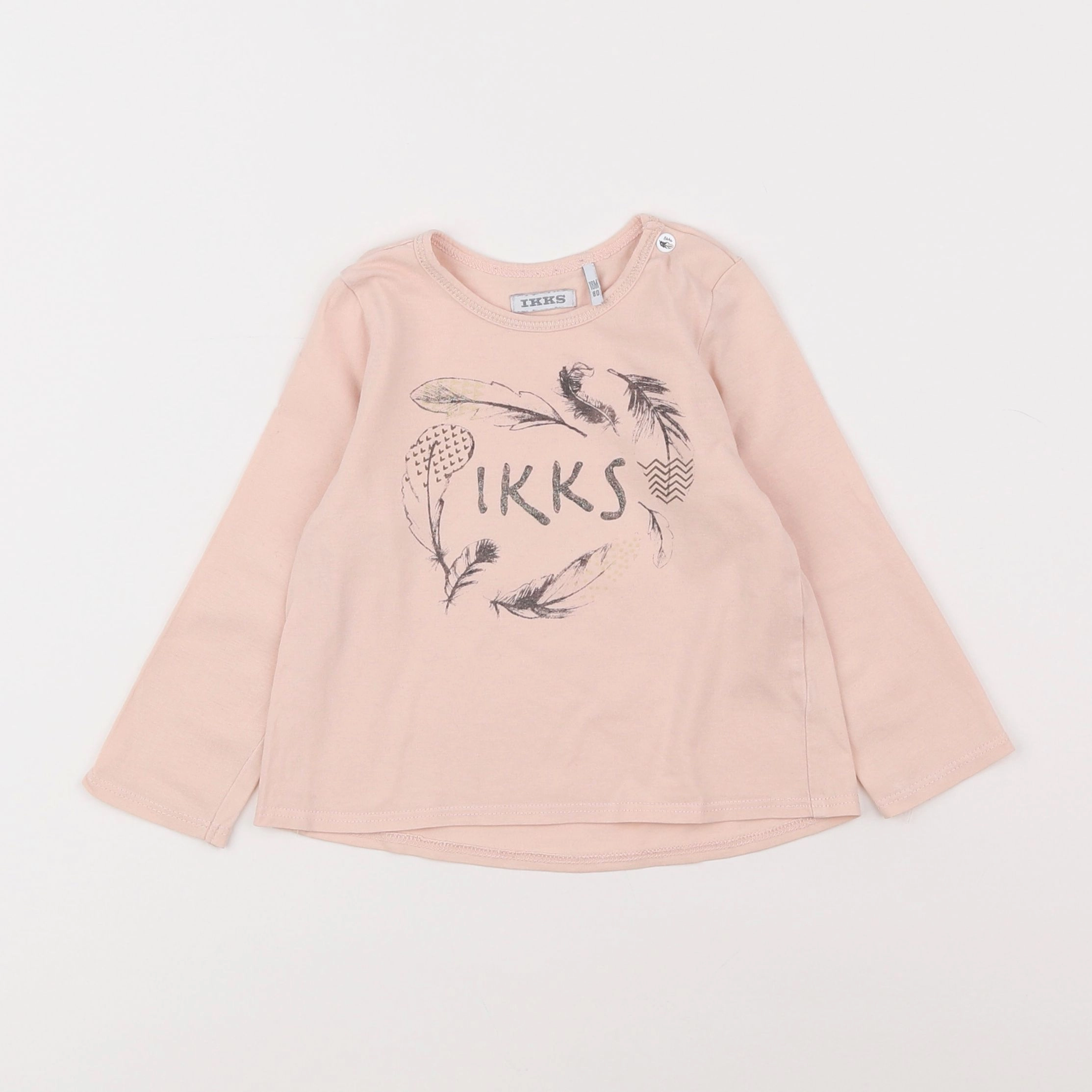 IKKS - tee-shirt rose - 18 mois