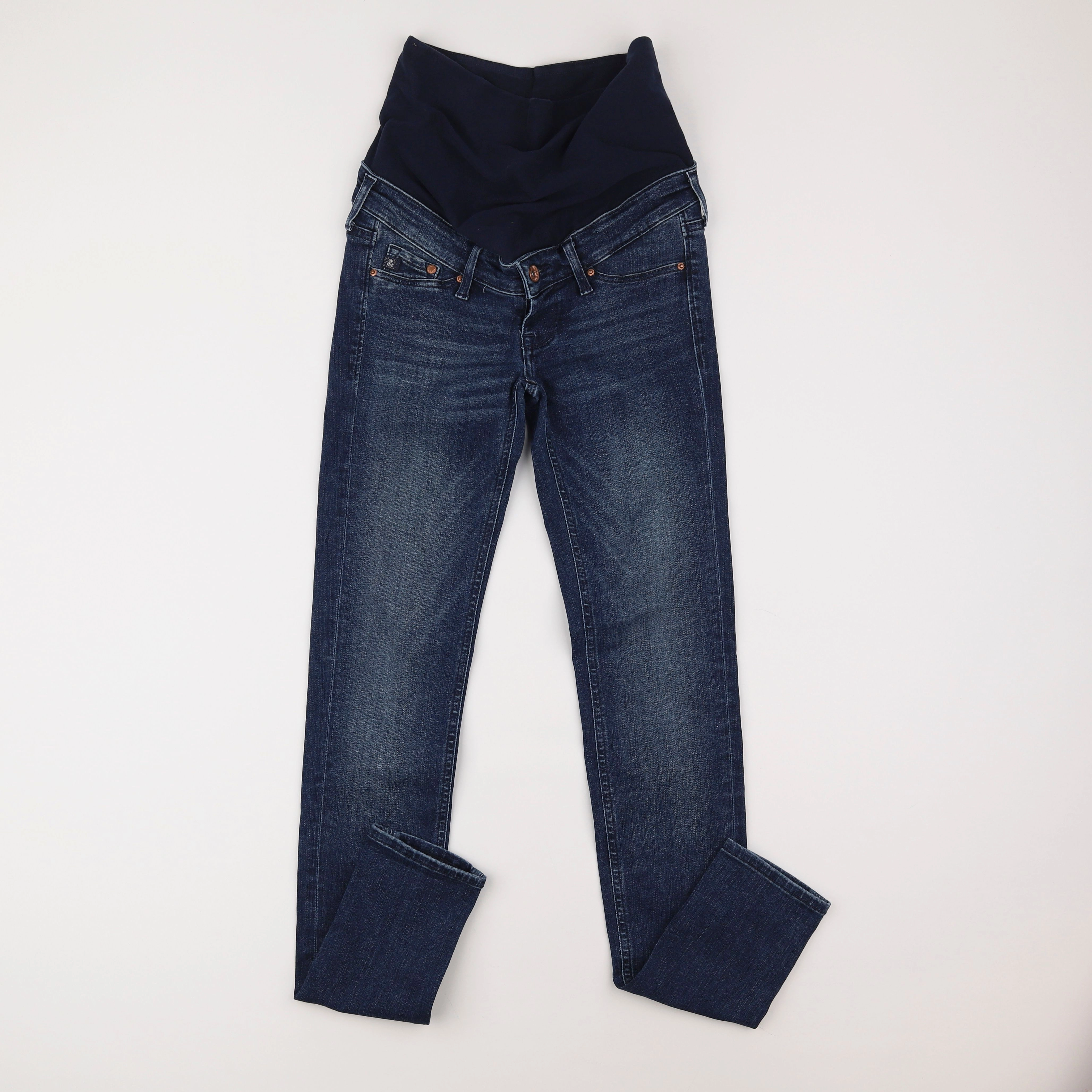 H&M - jean grossesse bleu - 34