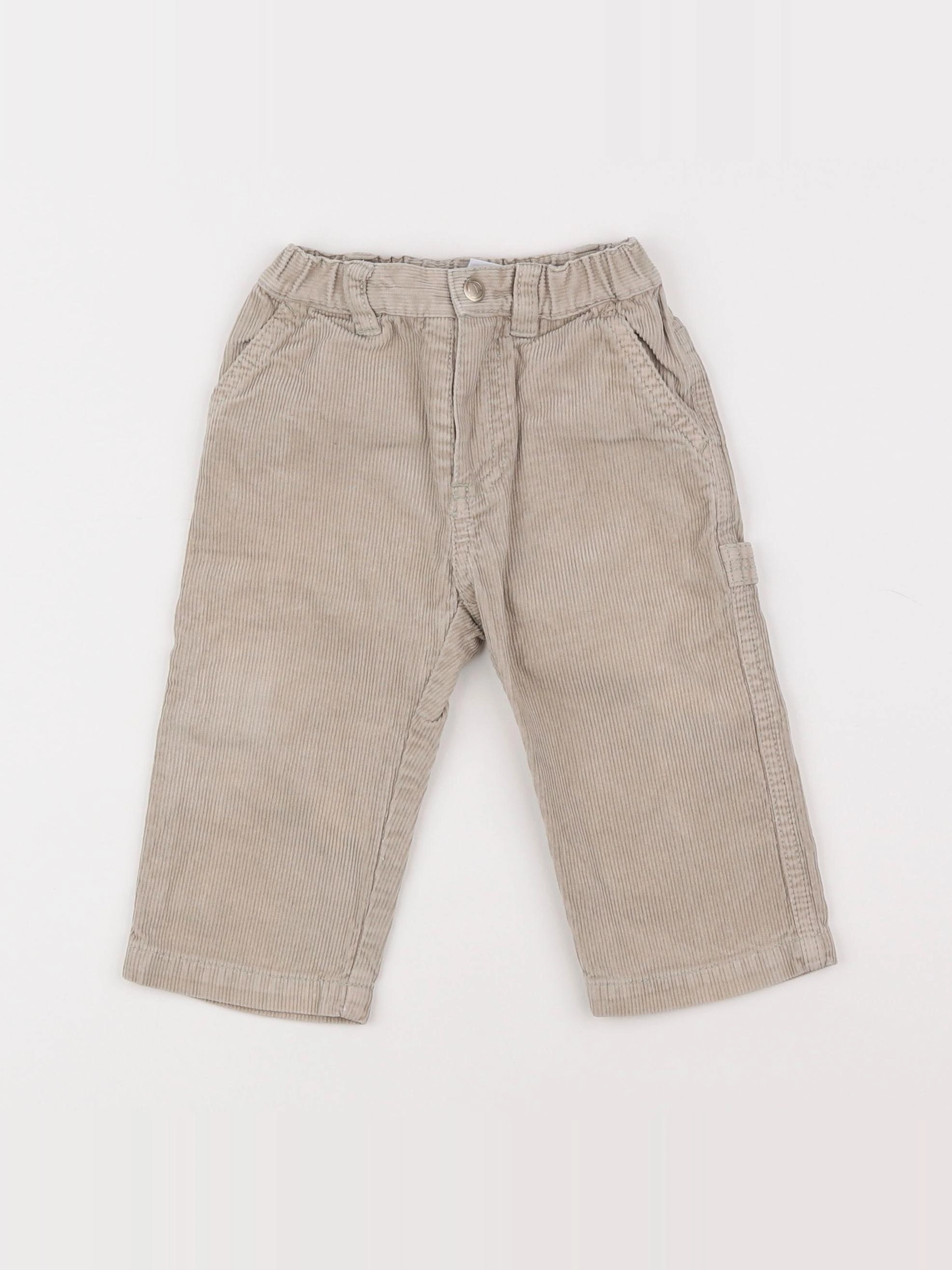Petit Bateau - pantalon marron - 12 mois