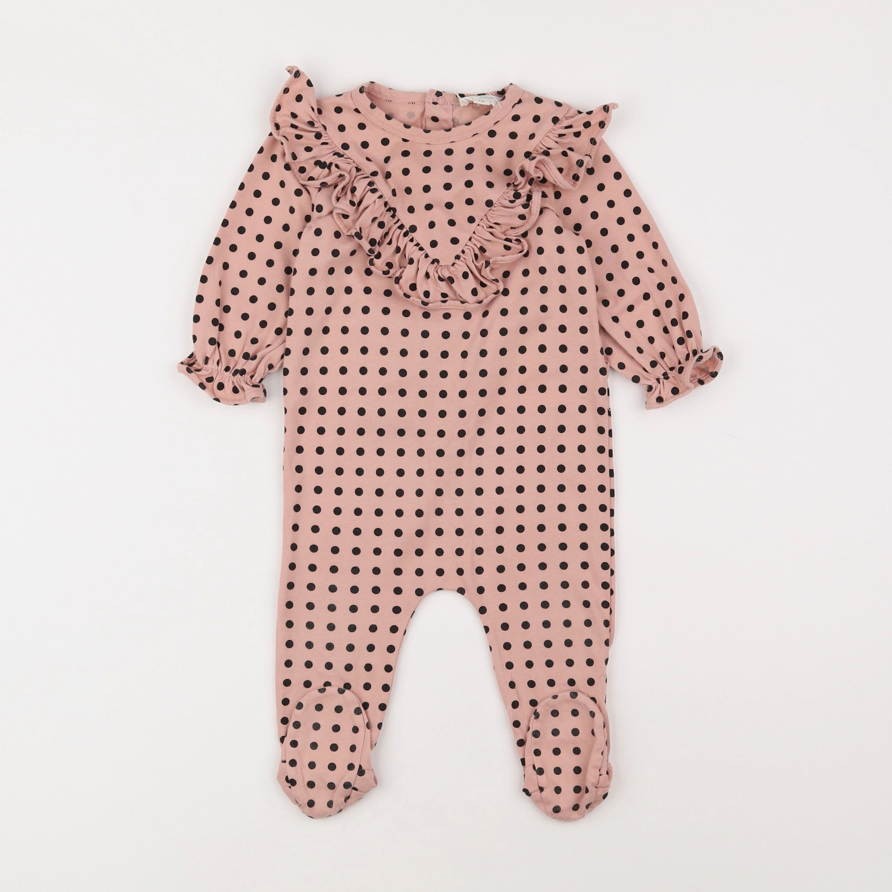 Louis Louise - pyjama coton rose - 12 mois