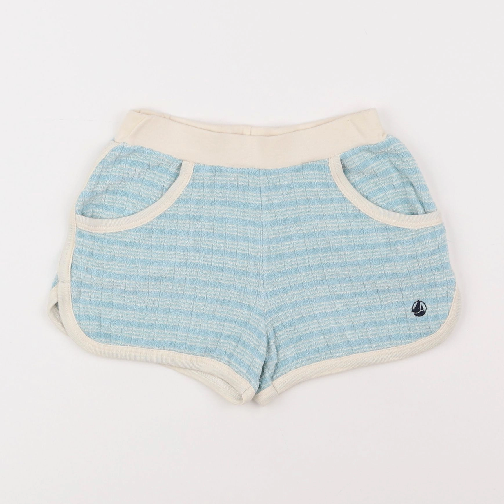 Petit Bateau - short bleu - 6 ans