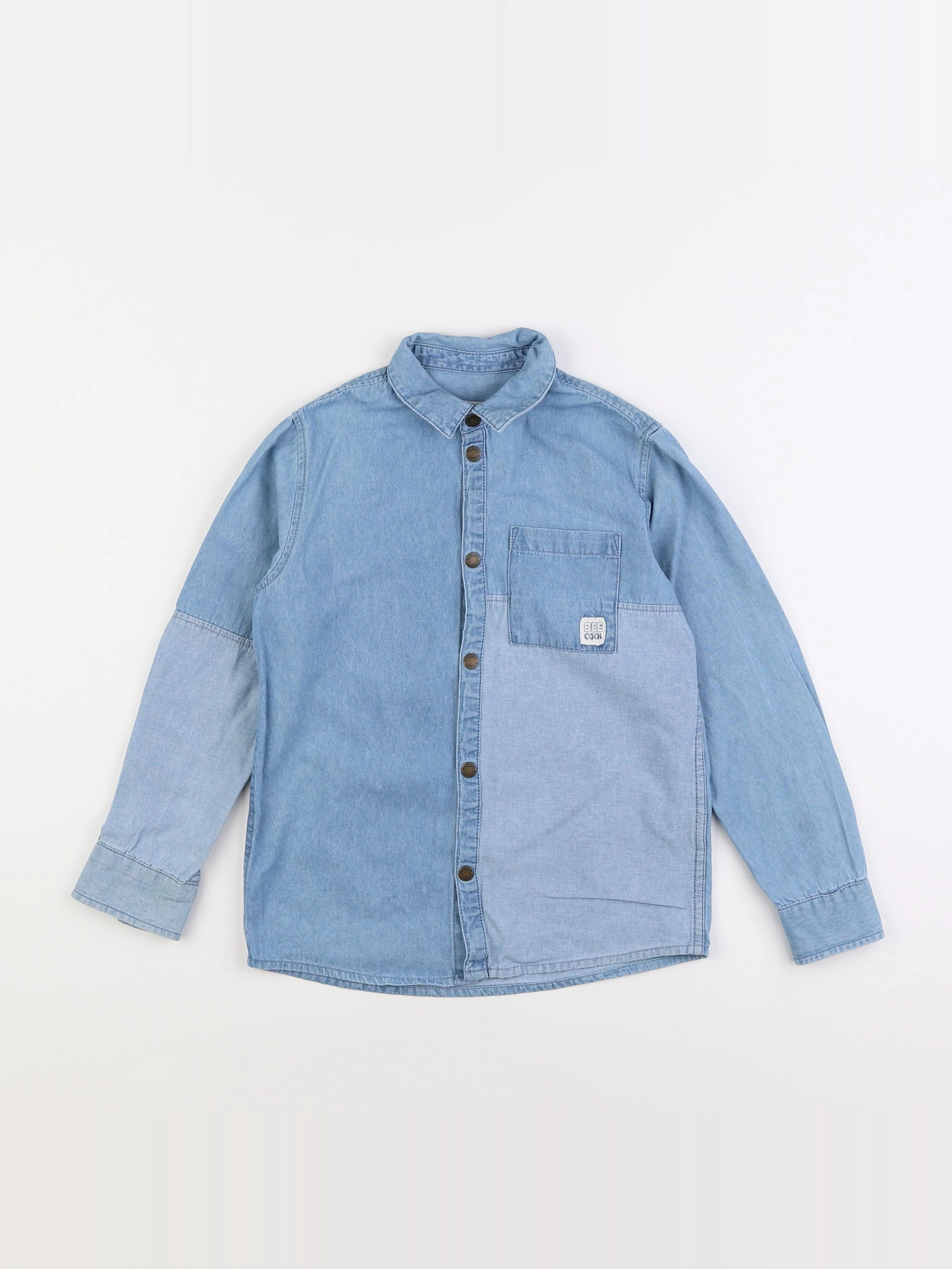 Vertbaudet - chemise bleu - 8 ans