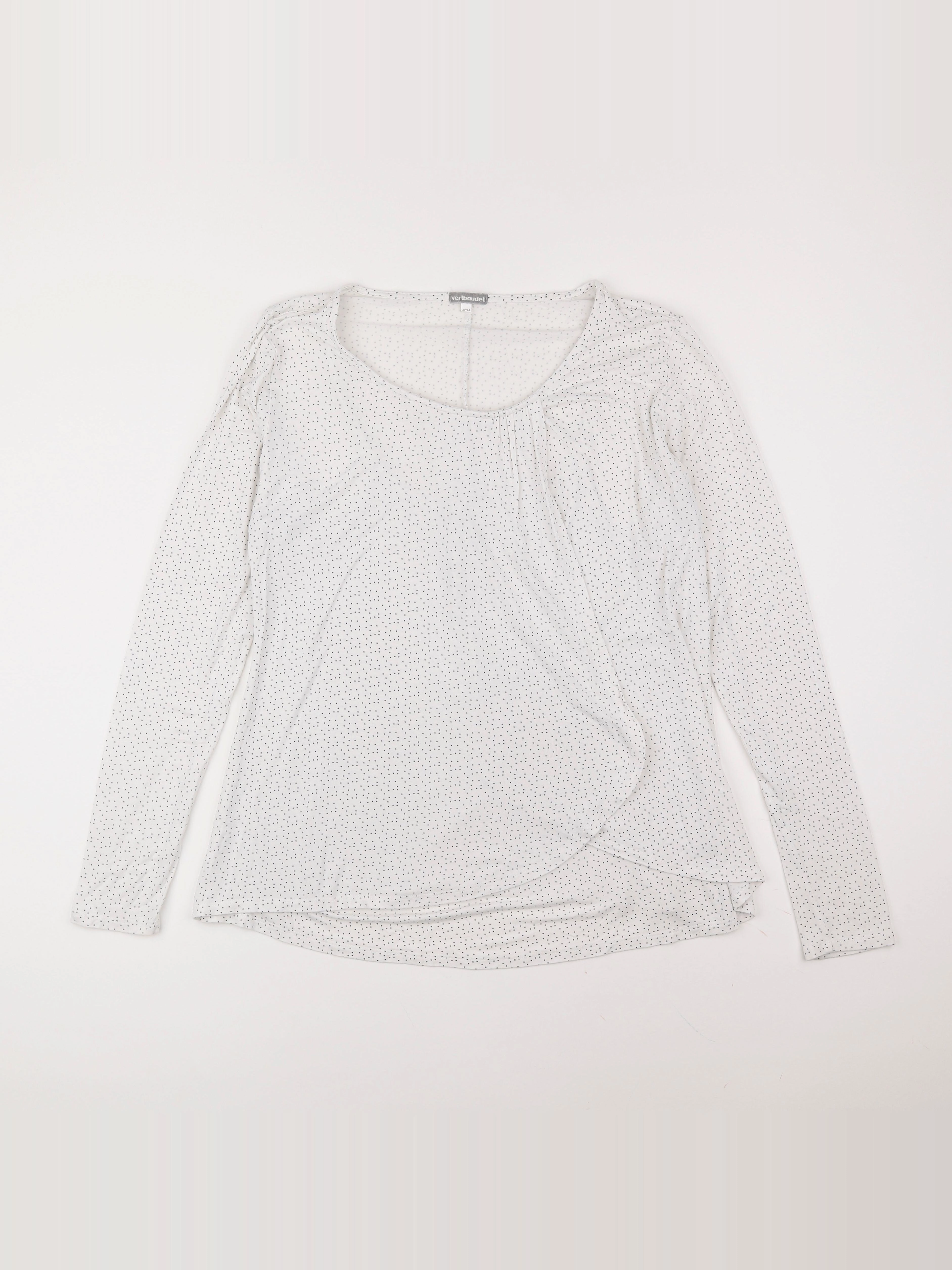 Vertbaudet - tee-shirt grossesse blanc - 42 à 44