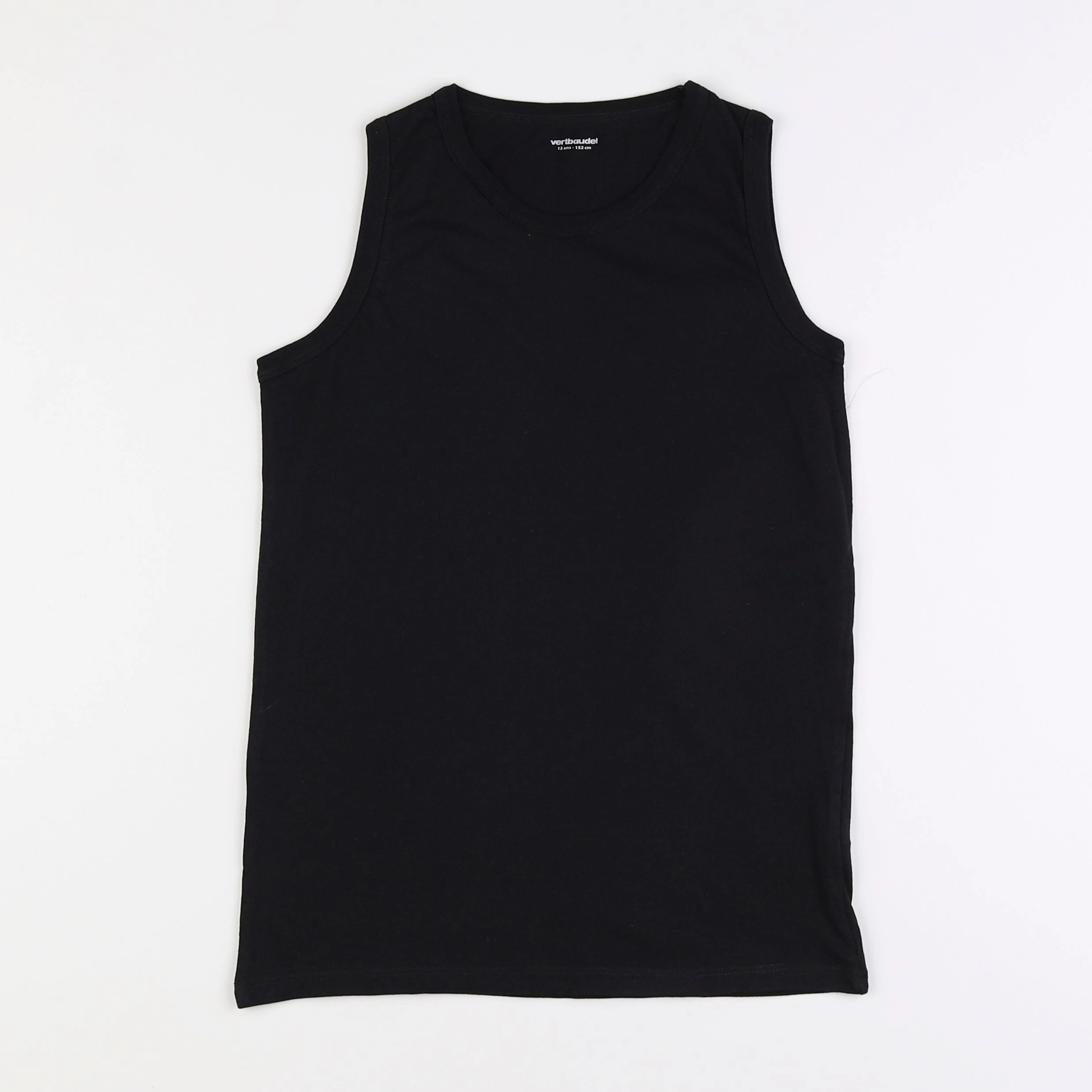 Vertbaudet - maillot de corps noir - 12 ans